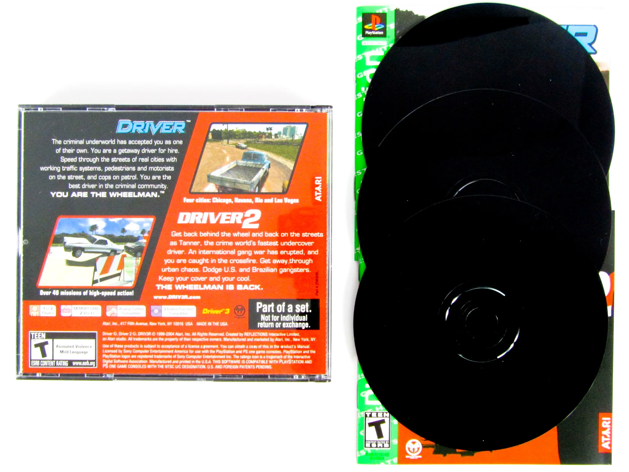 Driver 1 And 2 Compilation (PlayStation / PS1) - Image 3