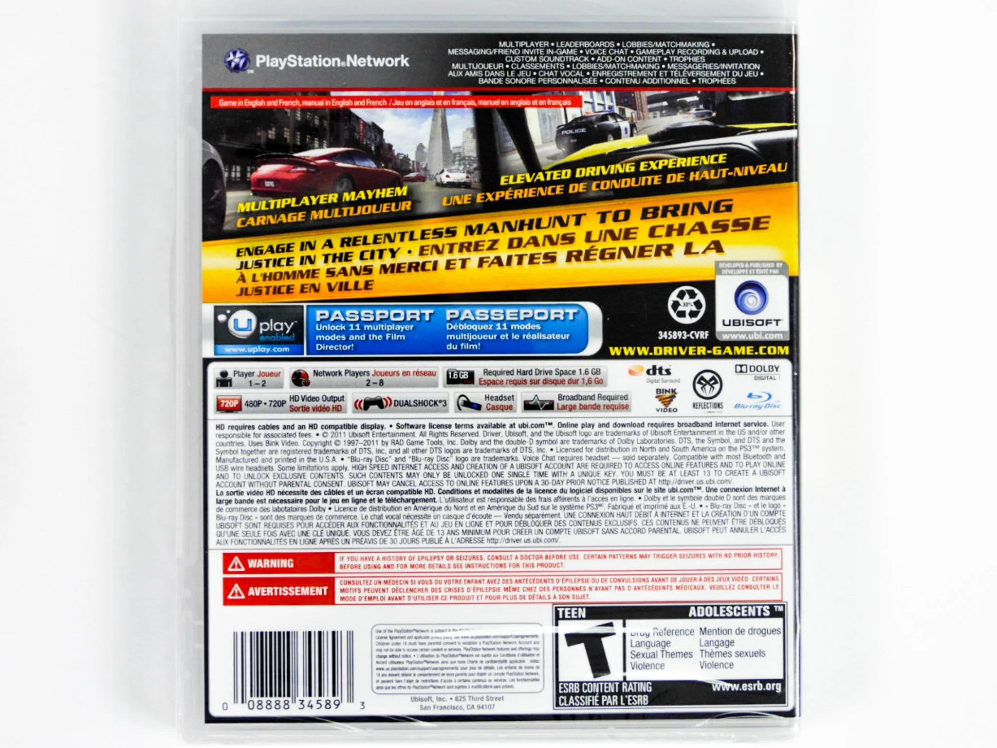 Driver: San Francisco (PlayStation 3 / PS3) - Image 2