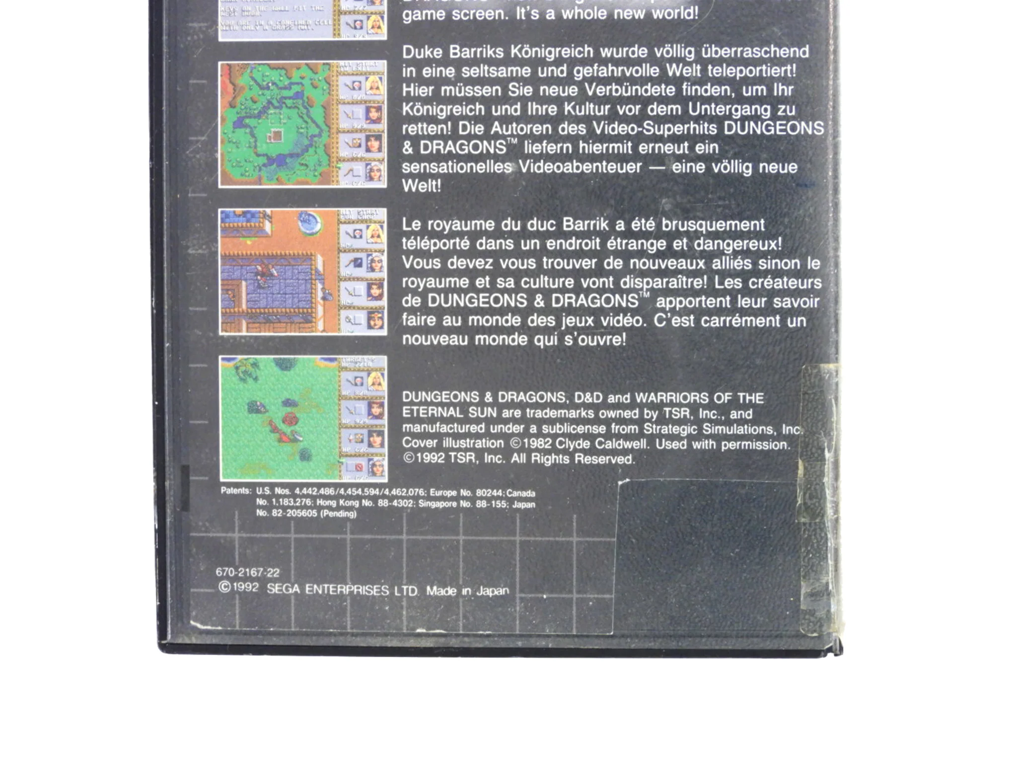 Dungeons And Dragons: Warriors Of The Eternal Sun (Sega Genesis) - Image 3