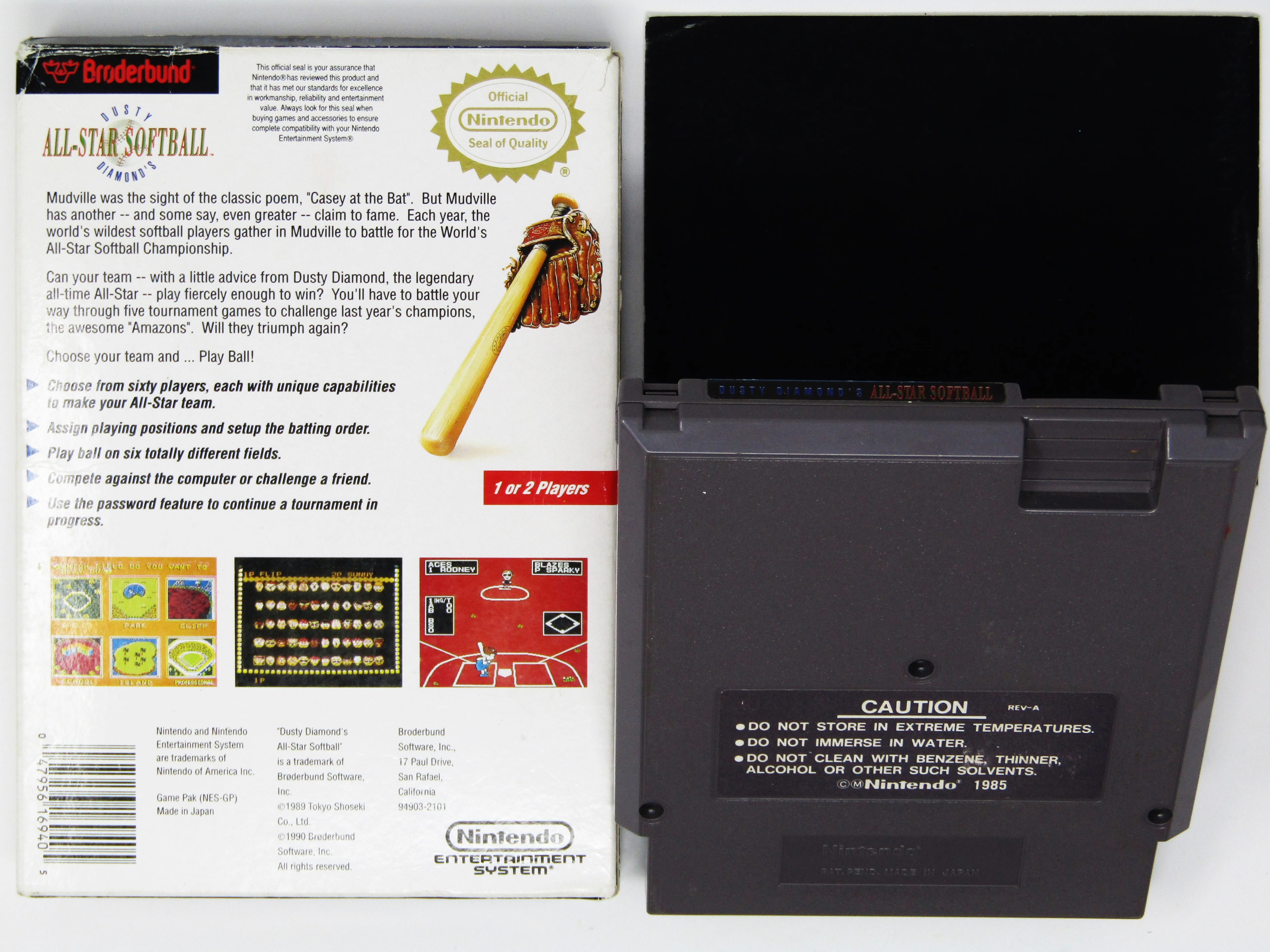 Dusty Diamond's All-Star Softball (Nintendo / NES) - Image 2