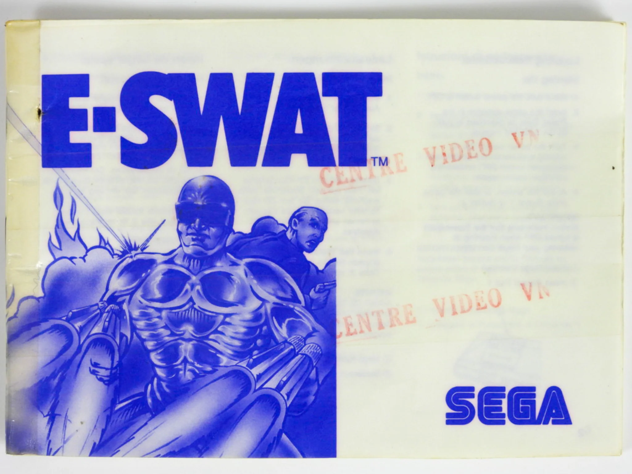 E-SWAT [PAL] (Sega Master System) - Image 4