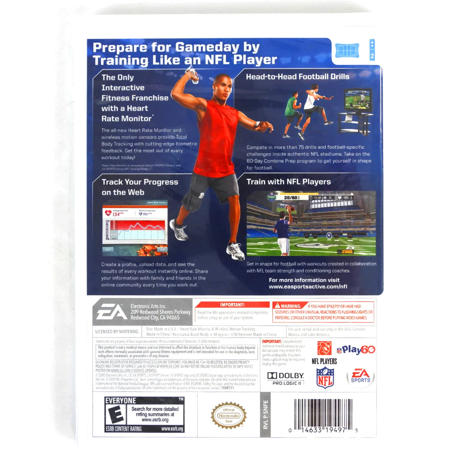 EA Sports Active: NFL Training Camp (Nintendo Wii) - Image 10