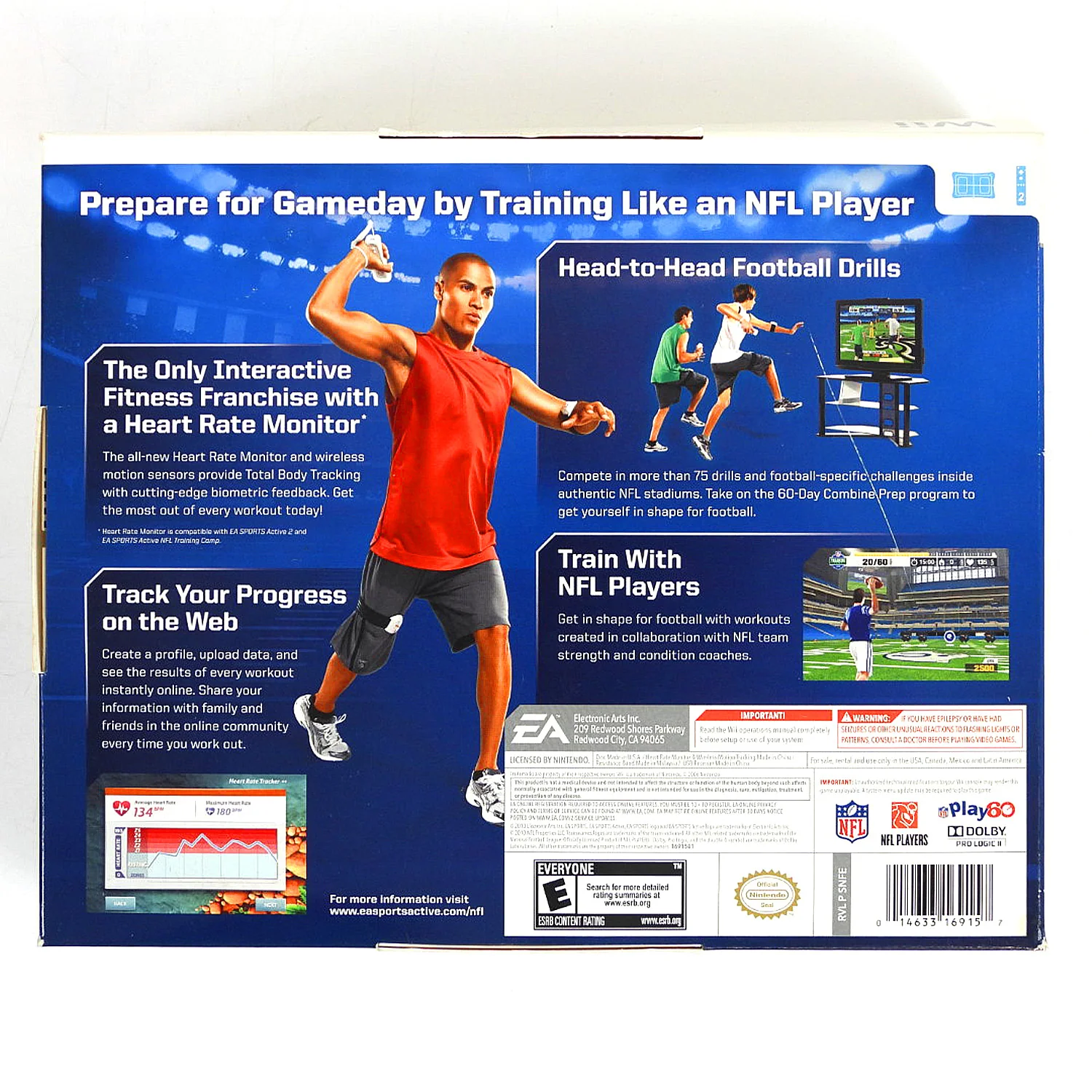 EA Sports Active: NFL Training Camp (Nintendo Wii) - Image 6