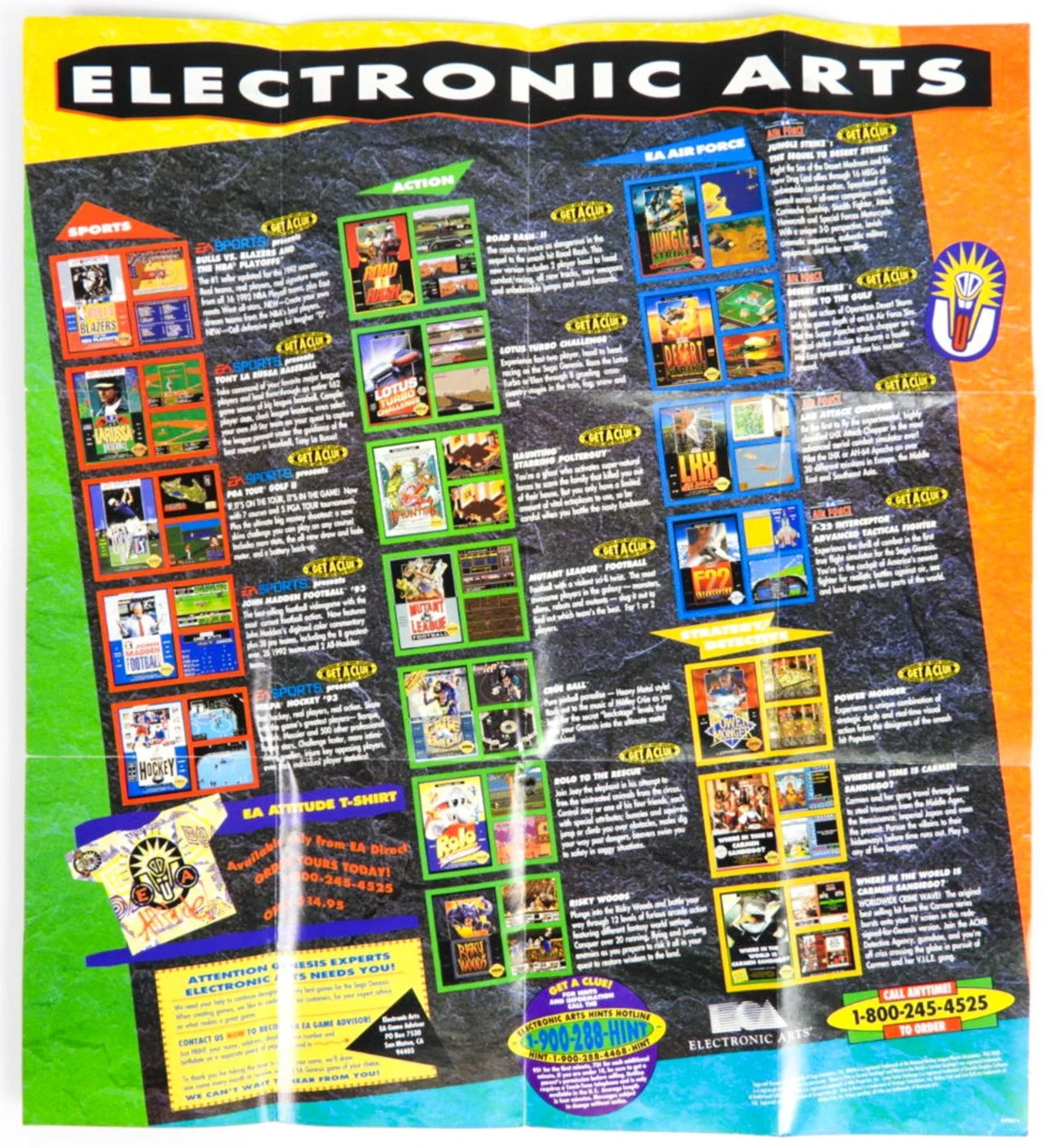 EA Sports [Poster] (Sega Genesis) - Image 2