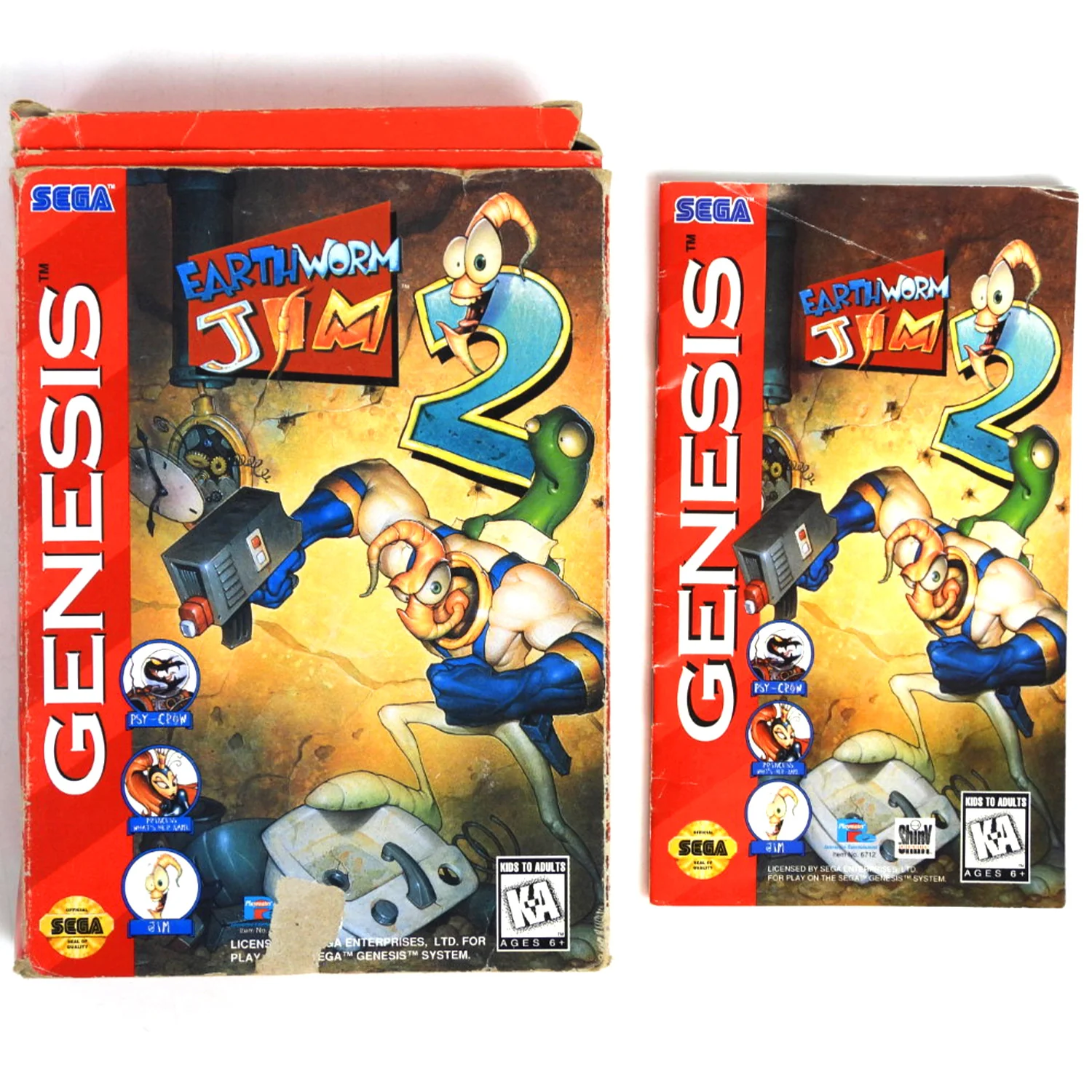 Earthworm Jim 2 [Cardboard Box] (Sega Genesis) - Image 4