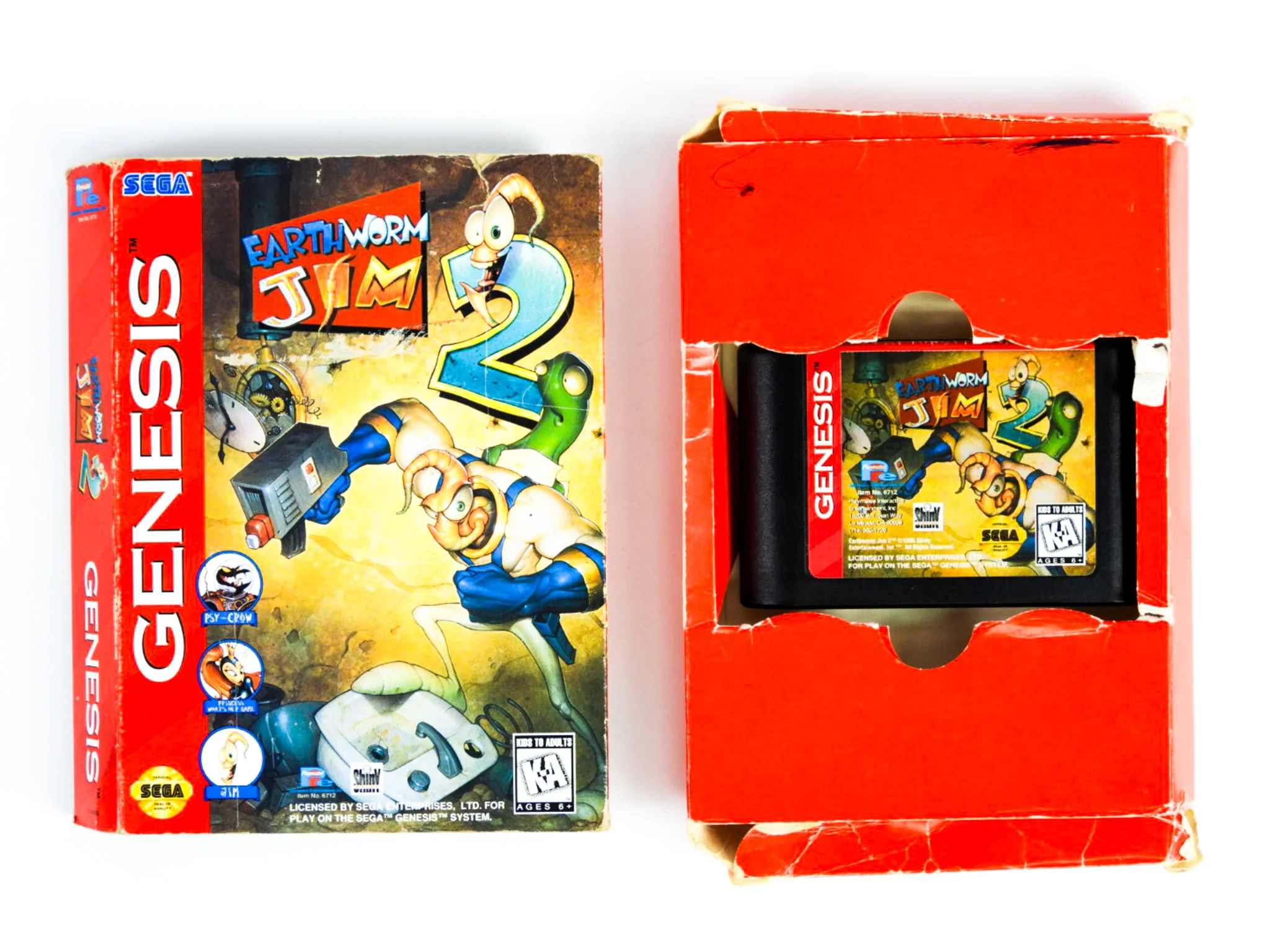 Earthworm Jim 2 [Cardboard Box] (Sega Genesis) - Image 8