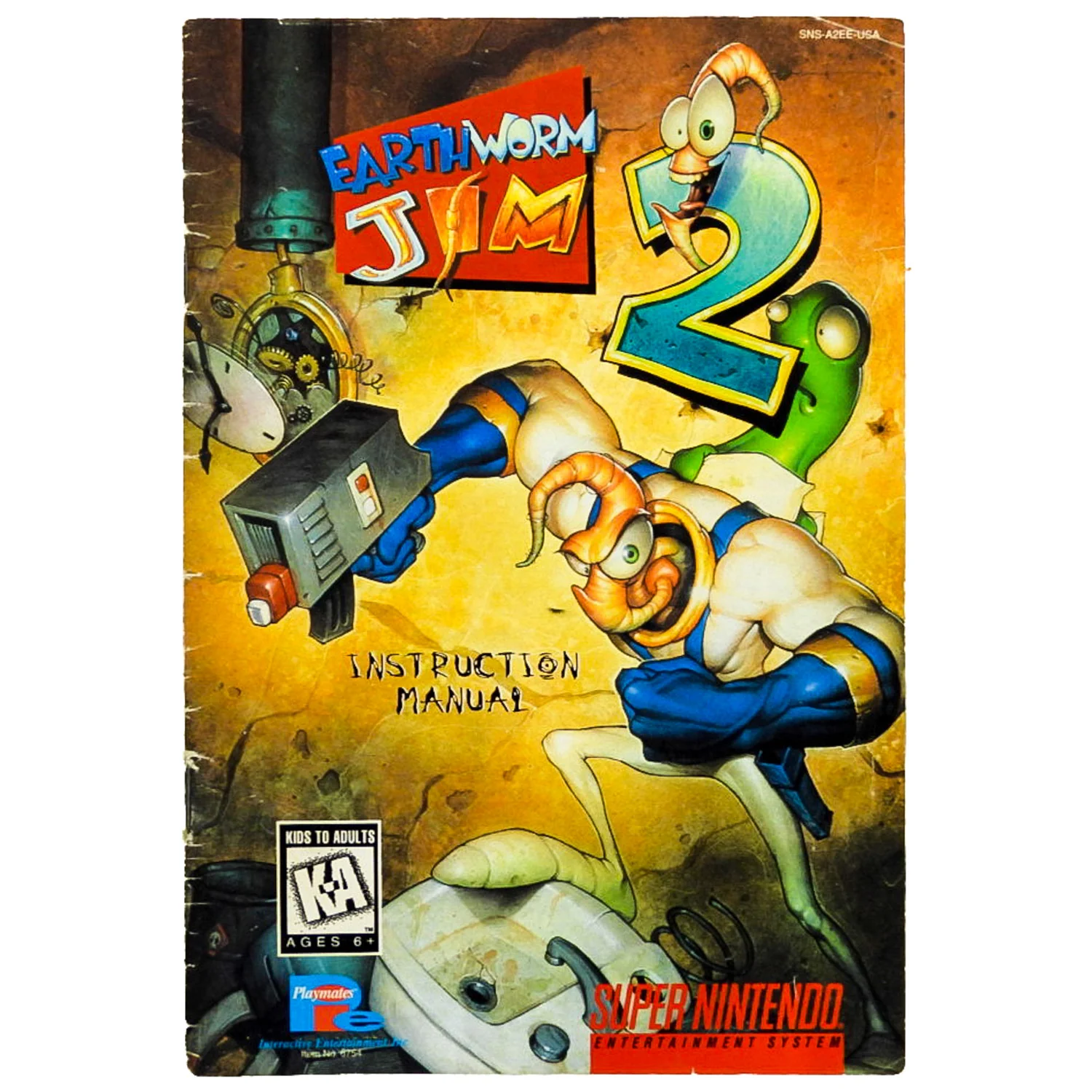 Earthworm Jim 2 [Manual] (Super Nintendo / SNES)