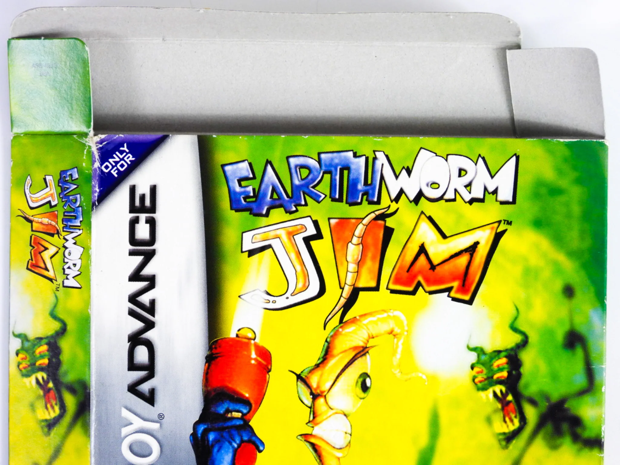Earthworm Jim [Box] (Nintendo Game Boy Advance / GBA) - Image 3