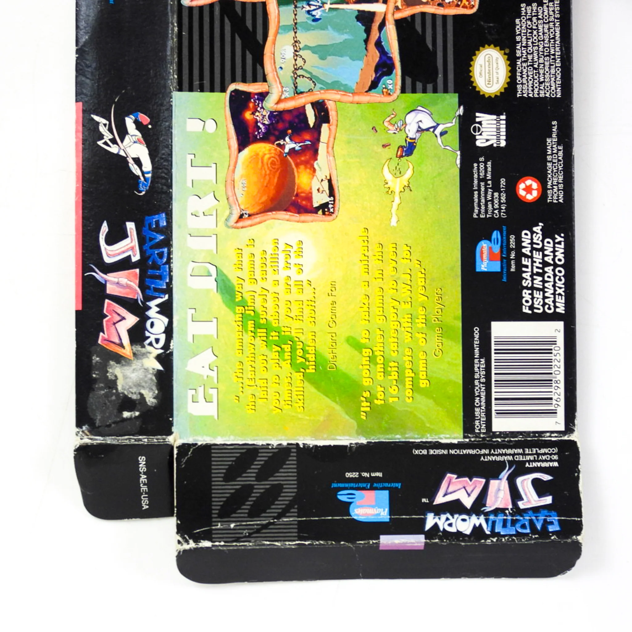 Earthworm Jim [Box] (Super Nintendo / SNES) - Image 4