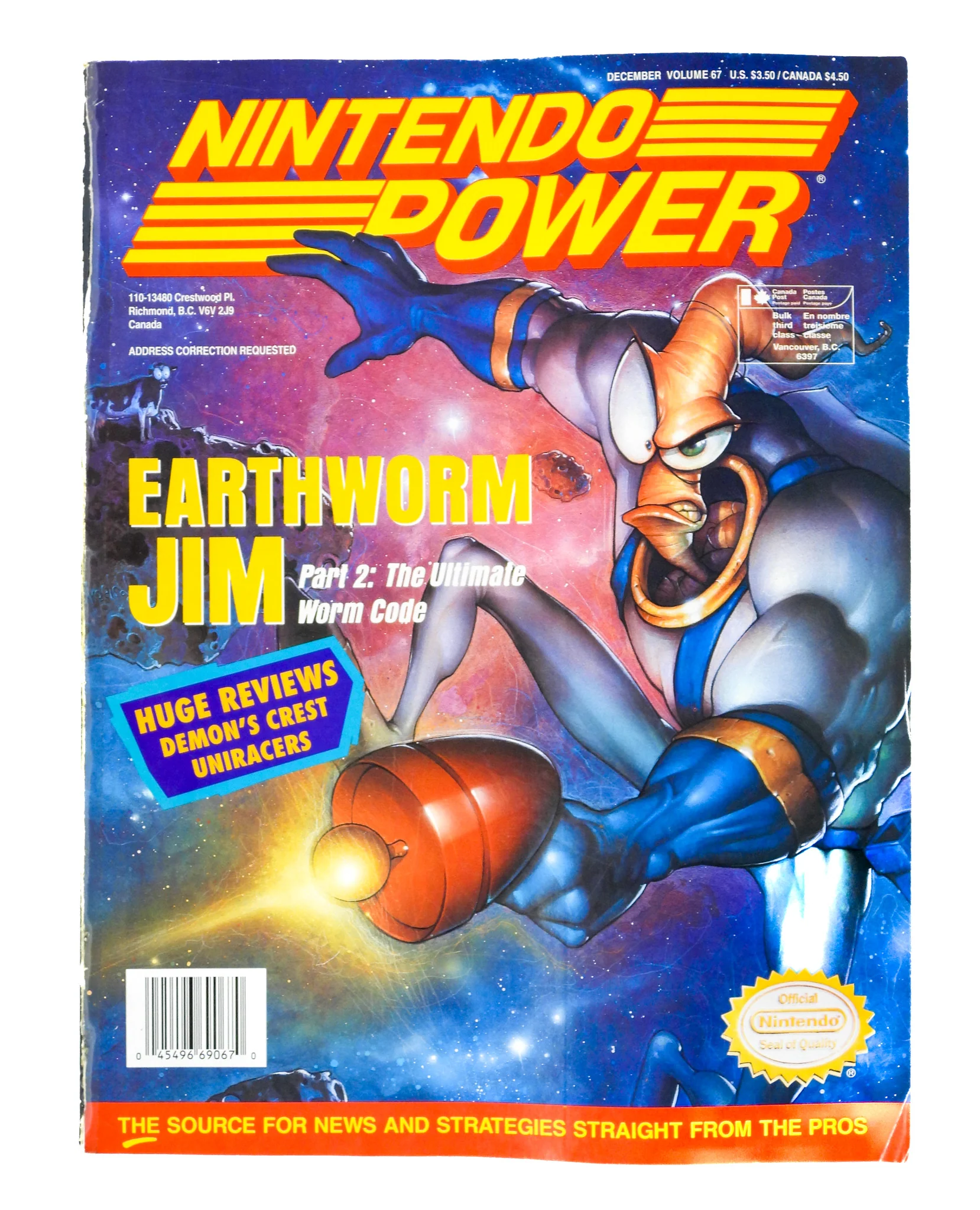 Earthworm Jim [Volume 67] [Nintendo Power] (Magazines) - Image 4