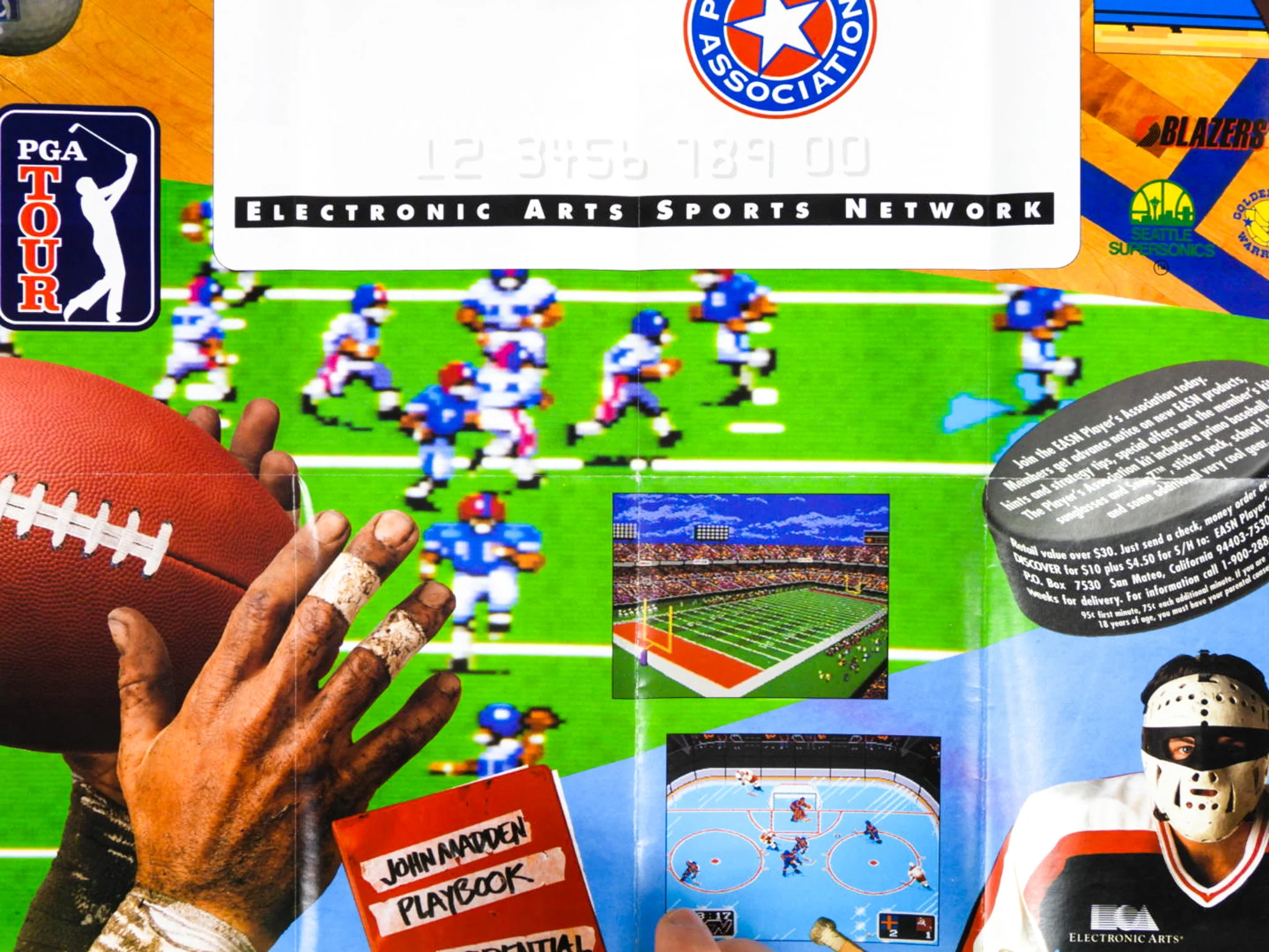EASN Electronic Arts Sports Network [Poster] (Sega Genesis) - Image 4