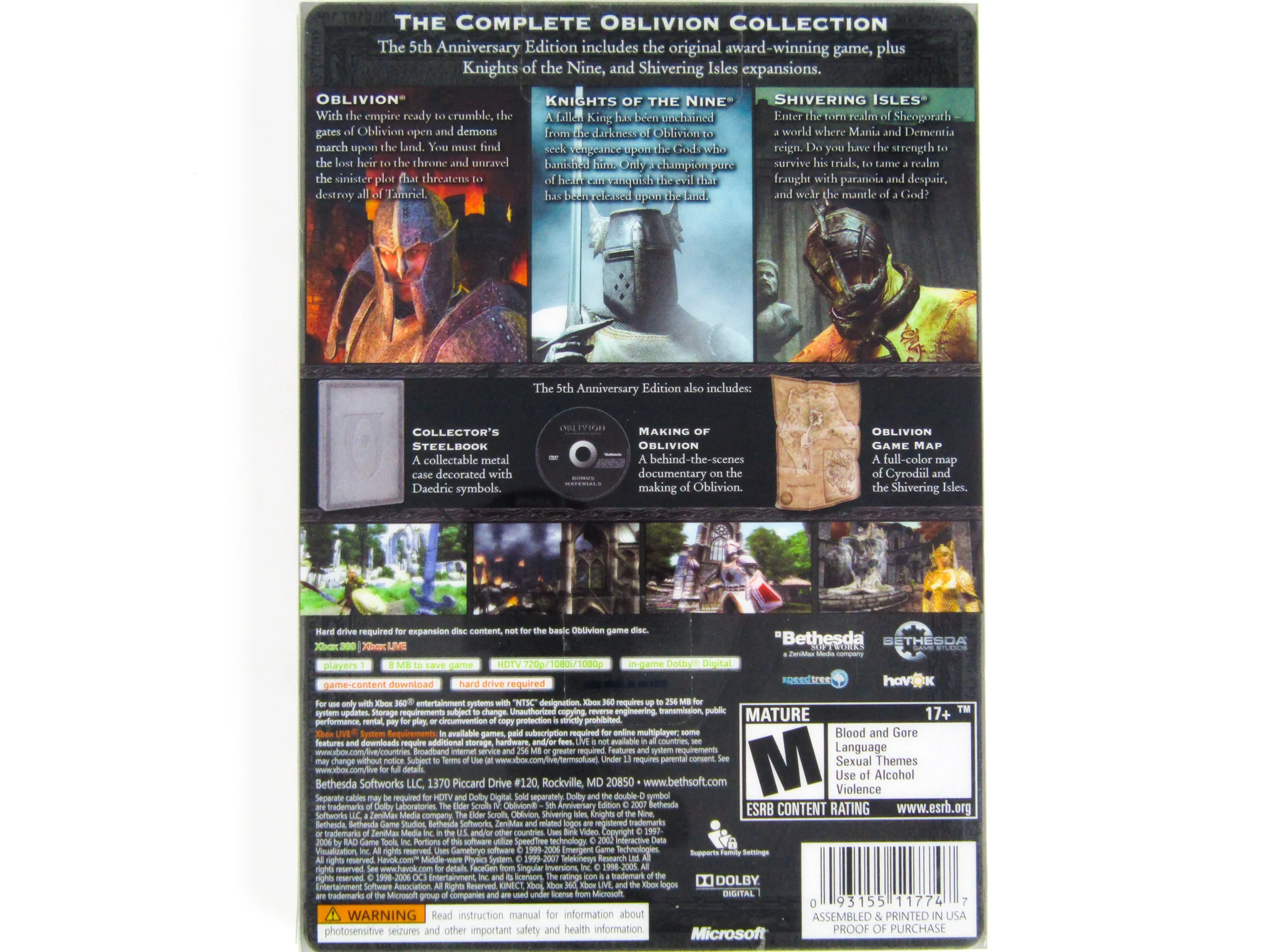 Elder Scrolls IV 4: Oblivion [5th Anniversary Edition] (Xbox 360) - Image 2
