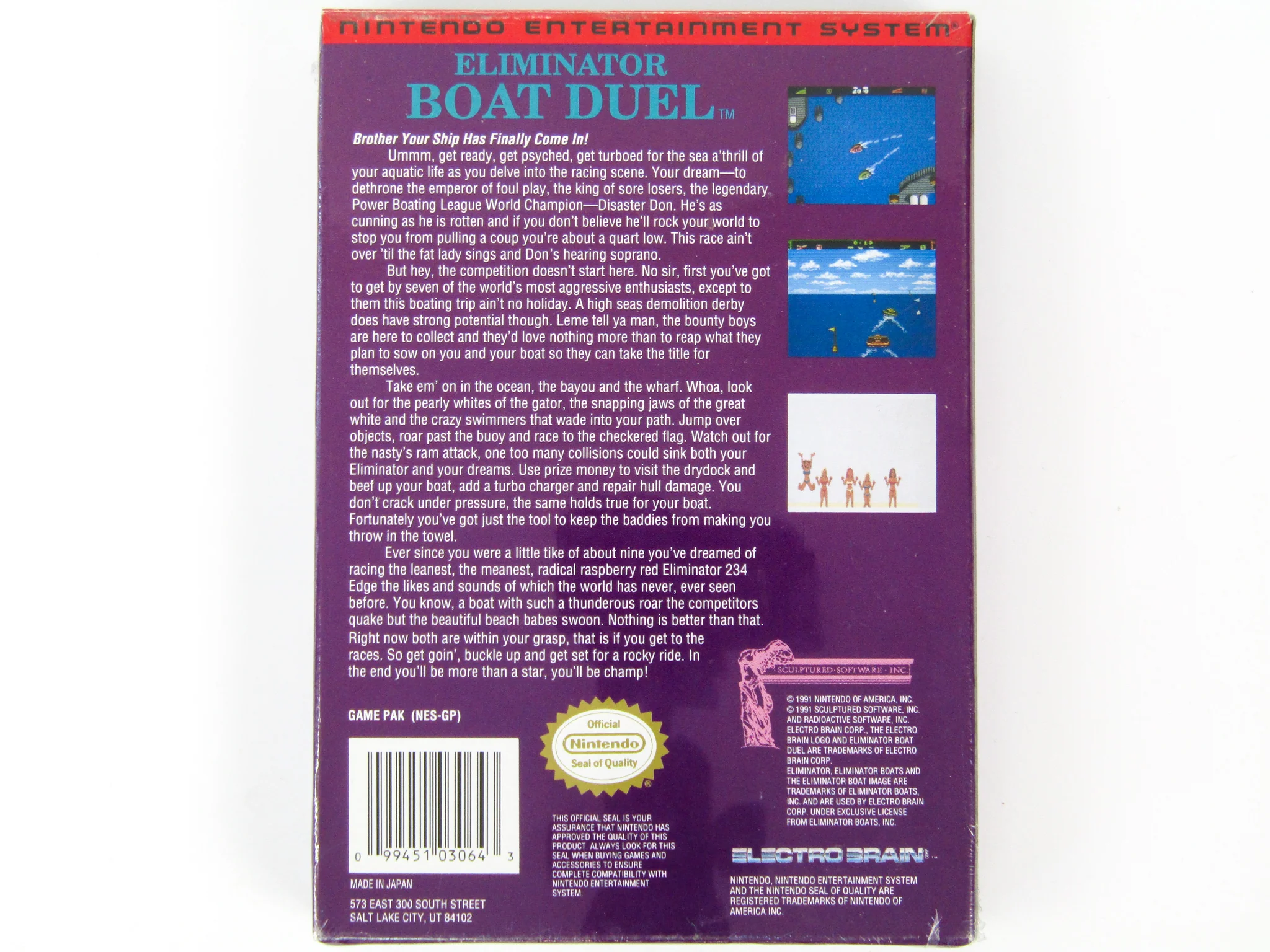 Eliminator Boat Duel [Manual] (Nintendo / NES) - Image 2