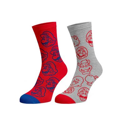 Ensemble de 2 Paires de Bas Super Mario Bros.