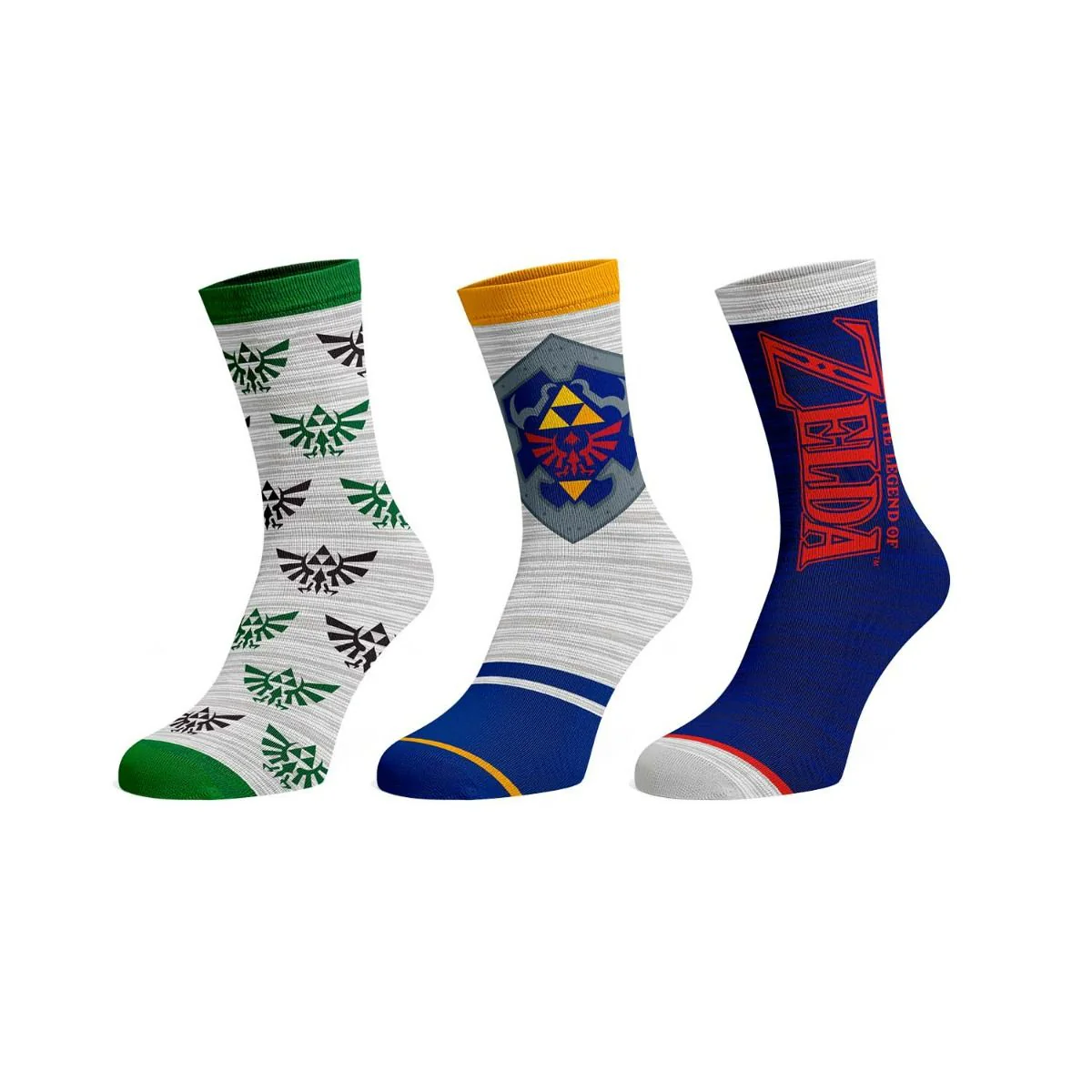 Ensemble de 3 Paires de Bas athlétiques Zelda