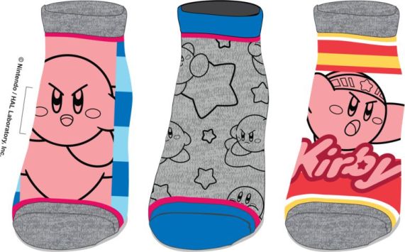 Ensemble de 3 Paires de Bas courts Kirby pour femmes