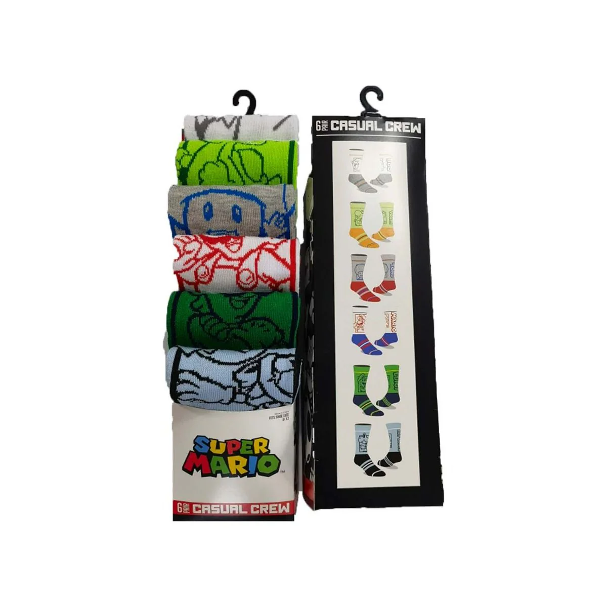 Ensemble de 6 Paires de Bas Super Mario - Image 2