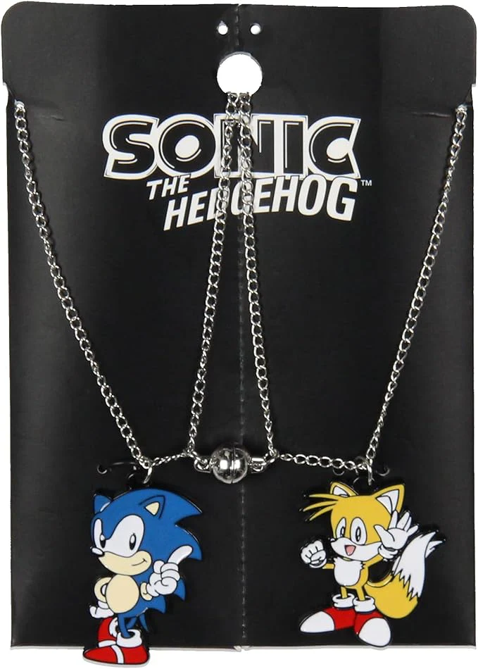 Ensemble de 2 colliers « meilleurs amis(es) » Sonic et Tails SEGA - Image 4