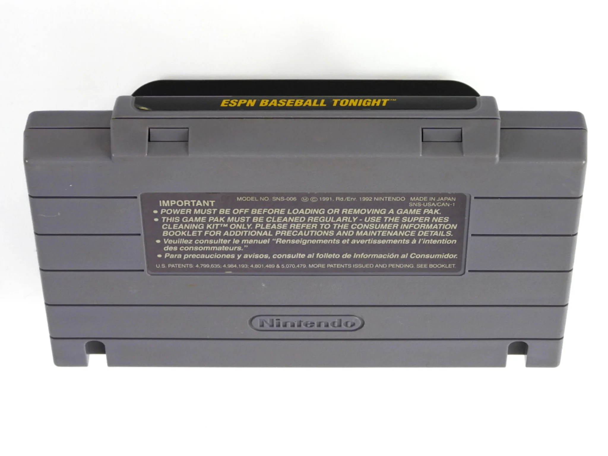 ESPN Baseball Tonight (Super Nintendo / SNES) - Image 2
