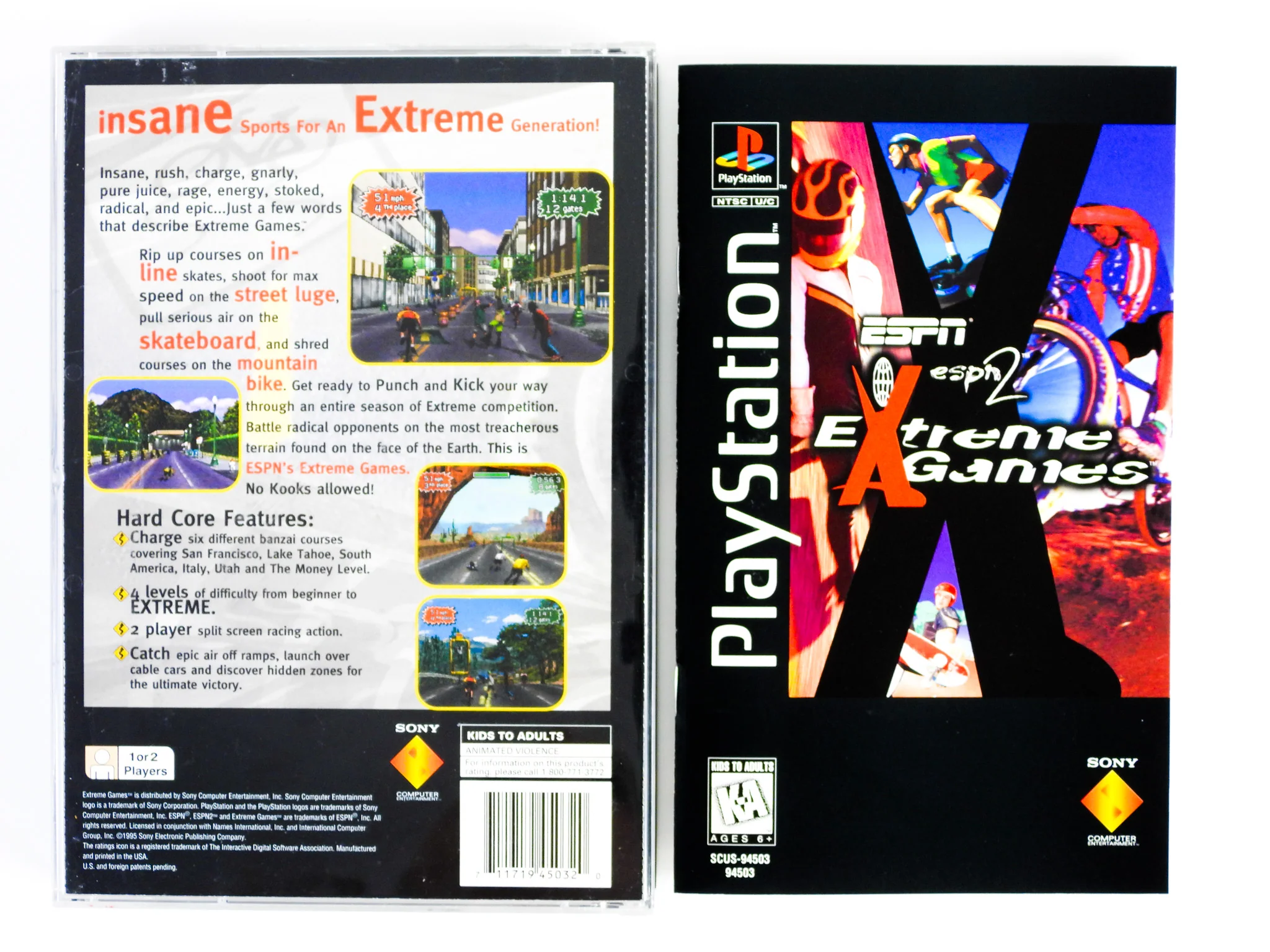 ESPN Extreme Games [Long Box] (PlayStation / PS1) - Image 2