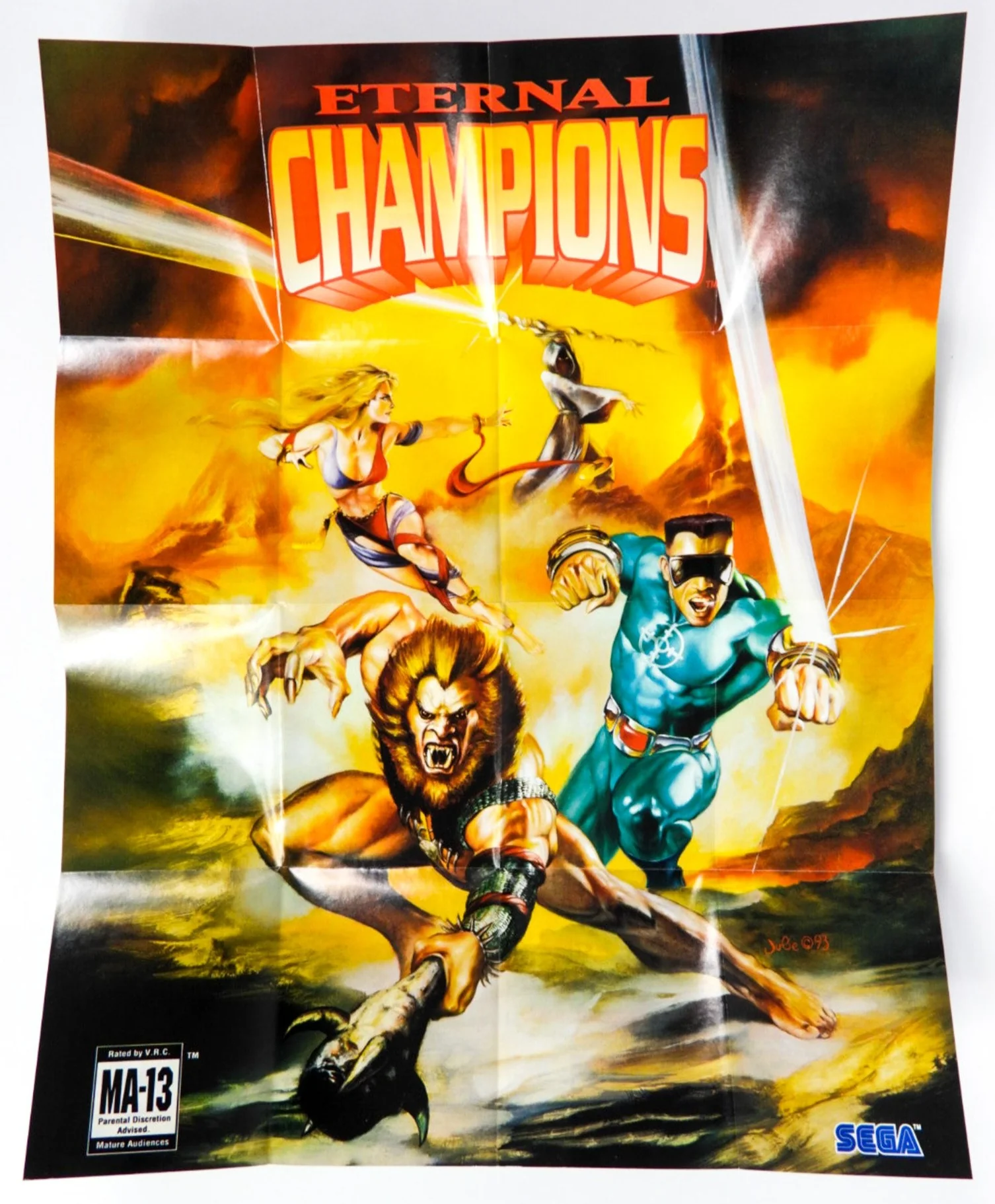 Eternal Champions [Poster] (Sega Genesis)
