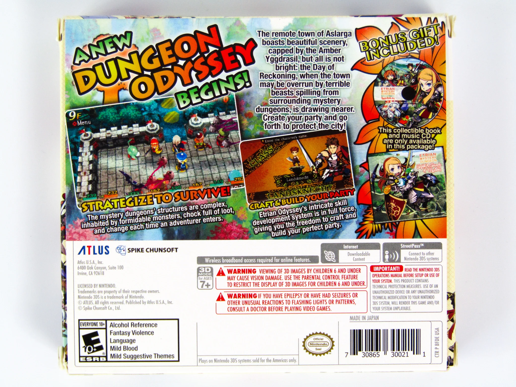 Etrian Mystery Dungeon [Soundtrack Bundle] (Nintendo 3DS) - Image 2