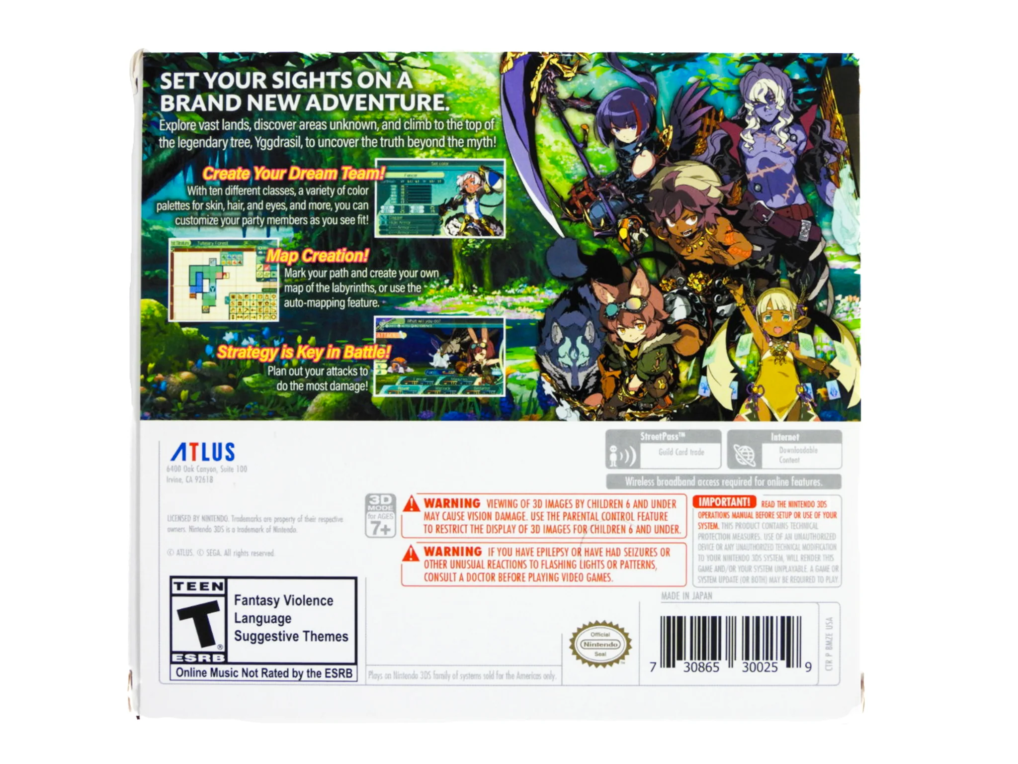 Etrian Odyssey V: Beyond The Myth [Launch Edition] (Nintendo 3DS) - Image 2