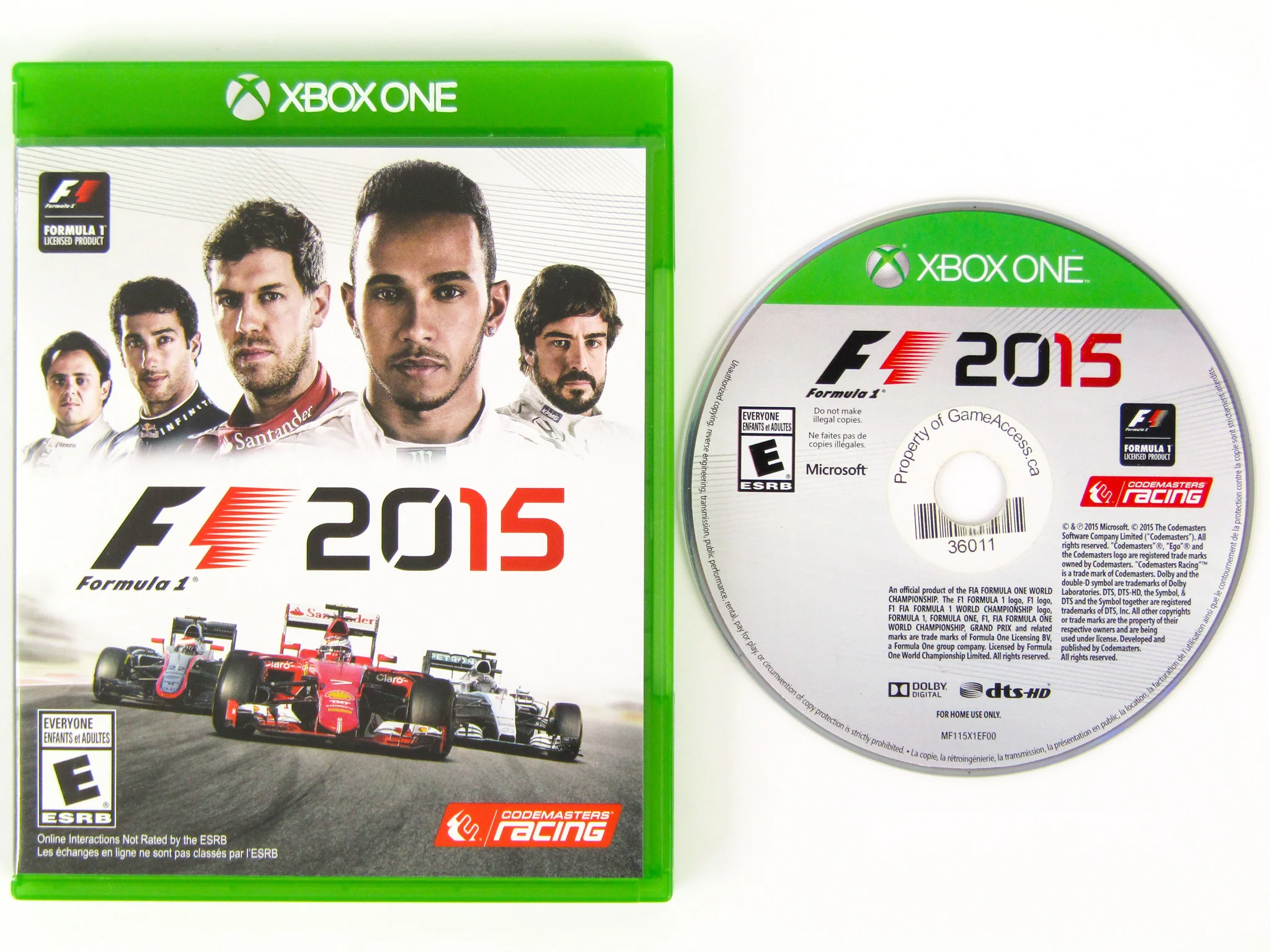 F1 2015 (Xbox One)