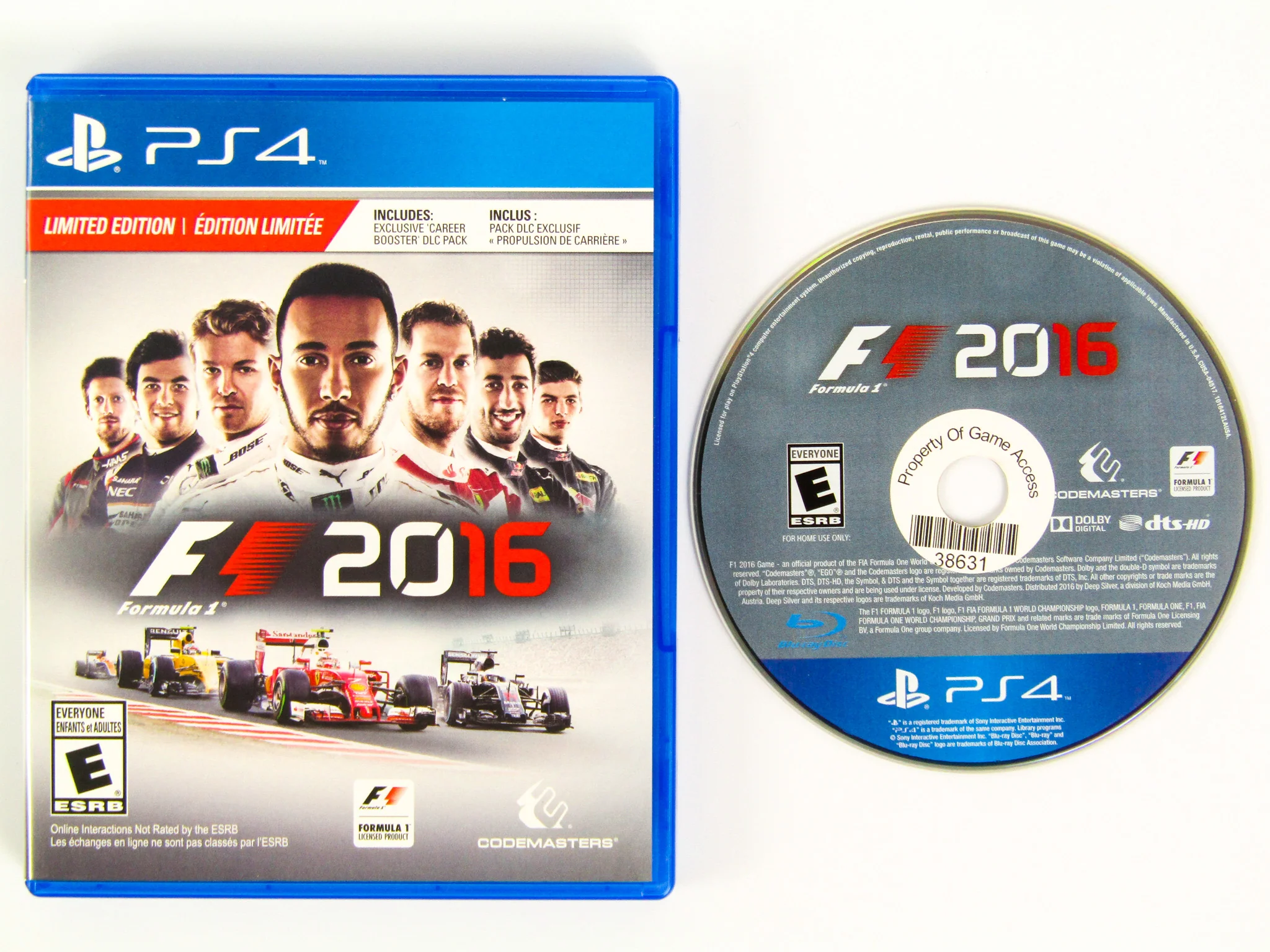 F1 2016 [Limited Edition] (PlayStation 4 / PS4) - Image 2