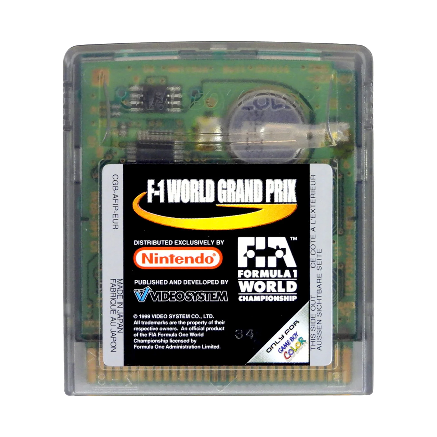 F1 World Grand Prix [PAL] (Nintendo Game Boy Color / GBC)