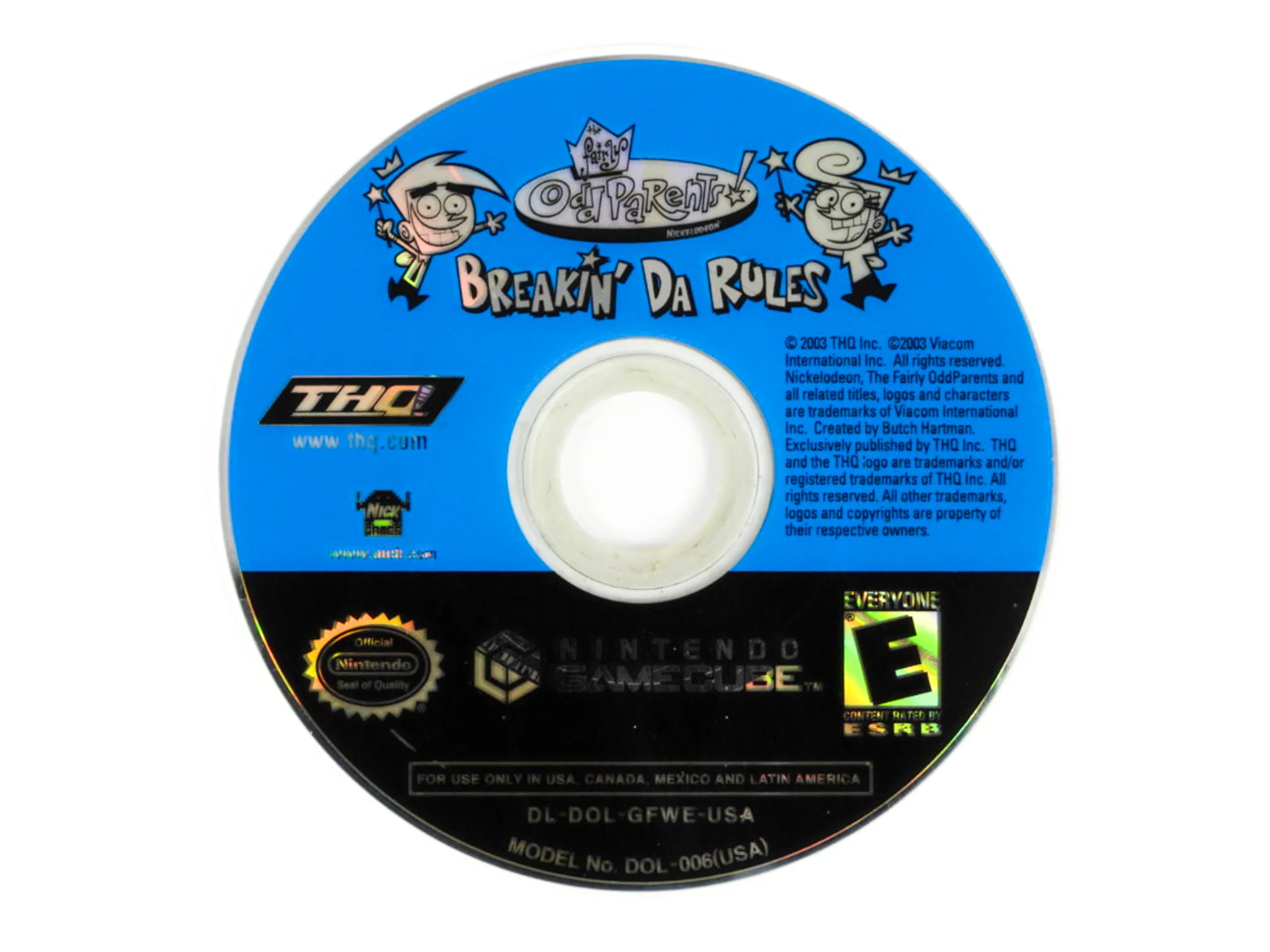 Fairly Odd Parents: Breakin' Da Rules (Nintendo GameCube) - Image 4