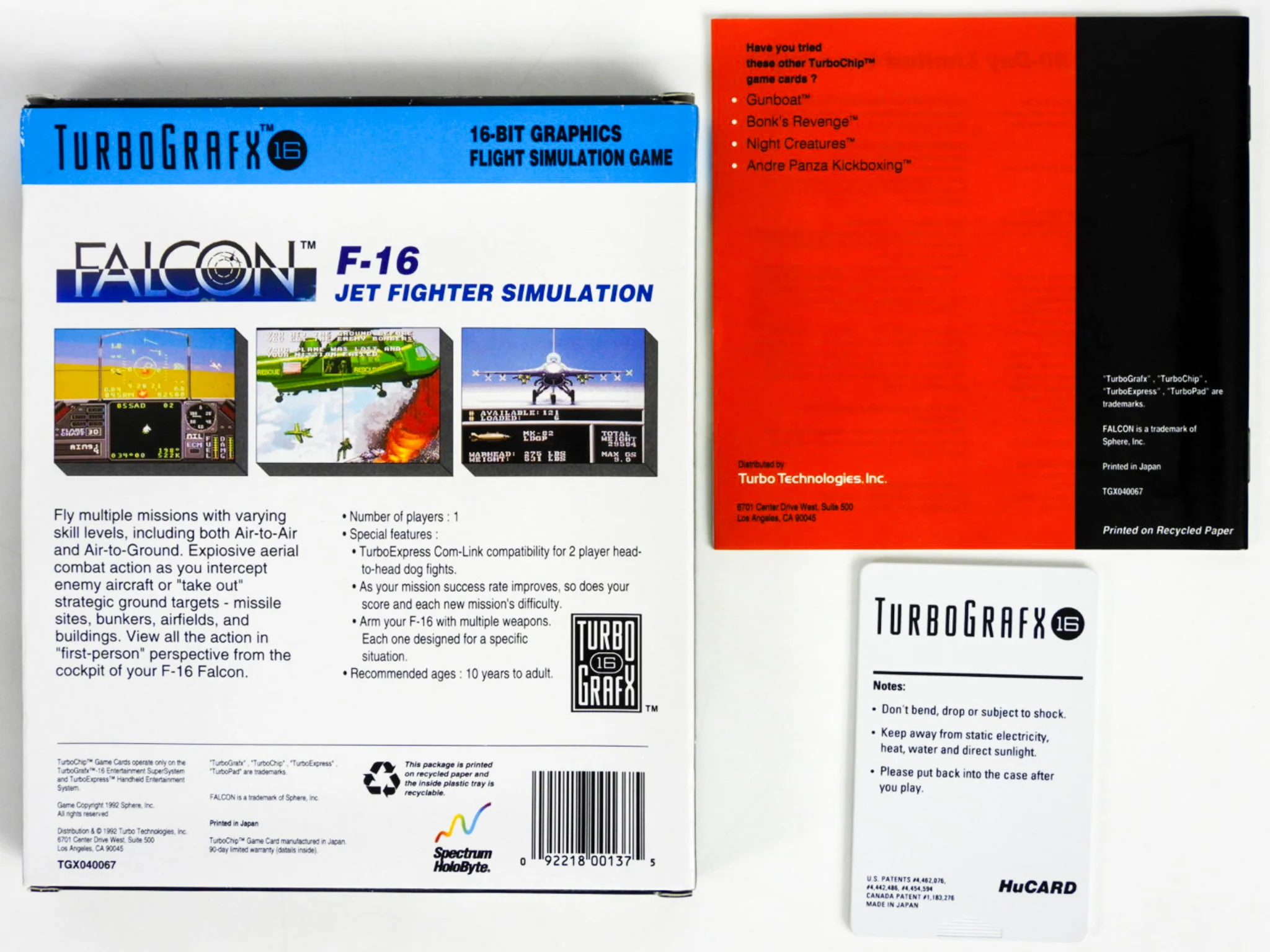 Falcon (TurboGrafx-16) - Image 2