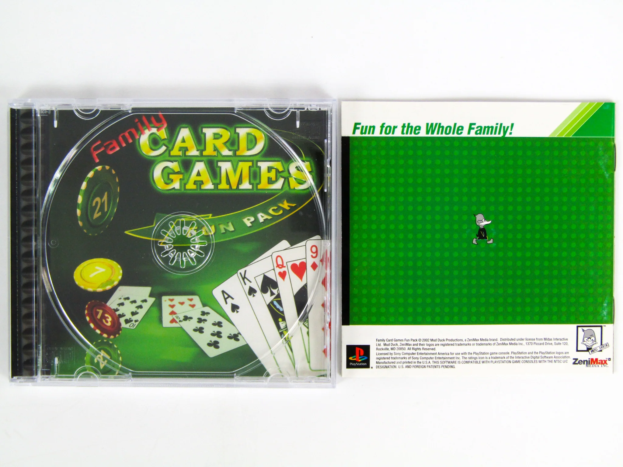 Family Card Games Fun Pack (PlayStation / PS1) - Image 3