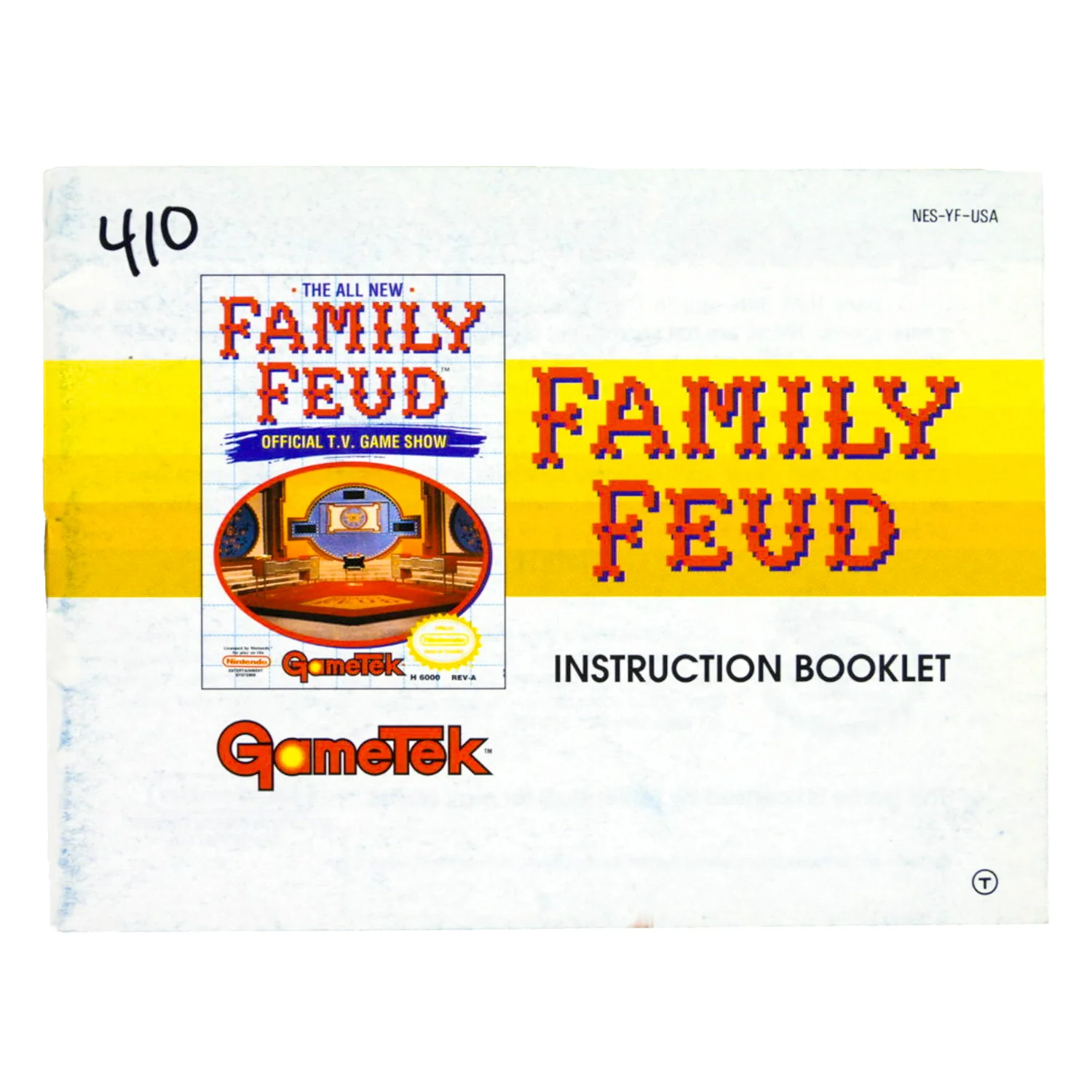 Family Feud (Nintendo / NES) - Image 3