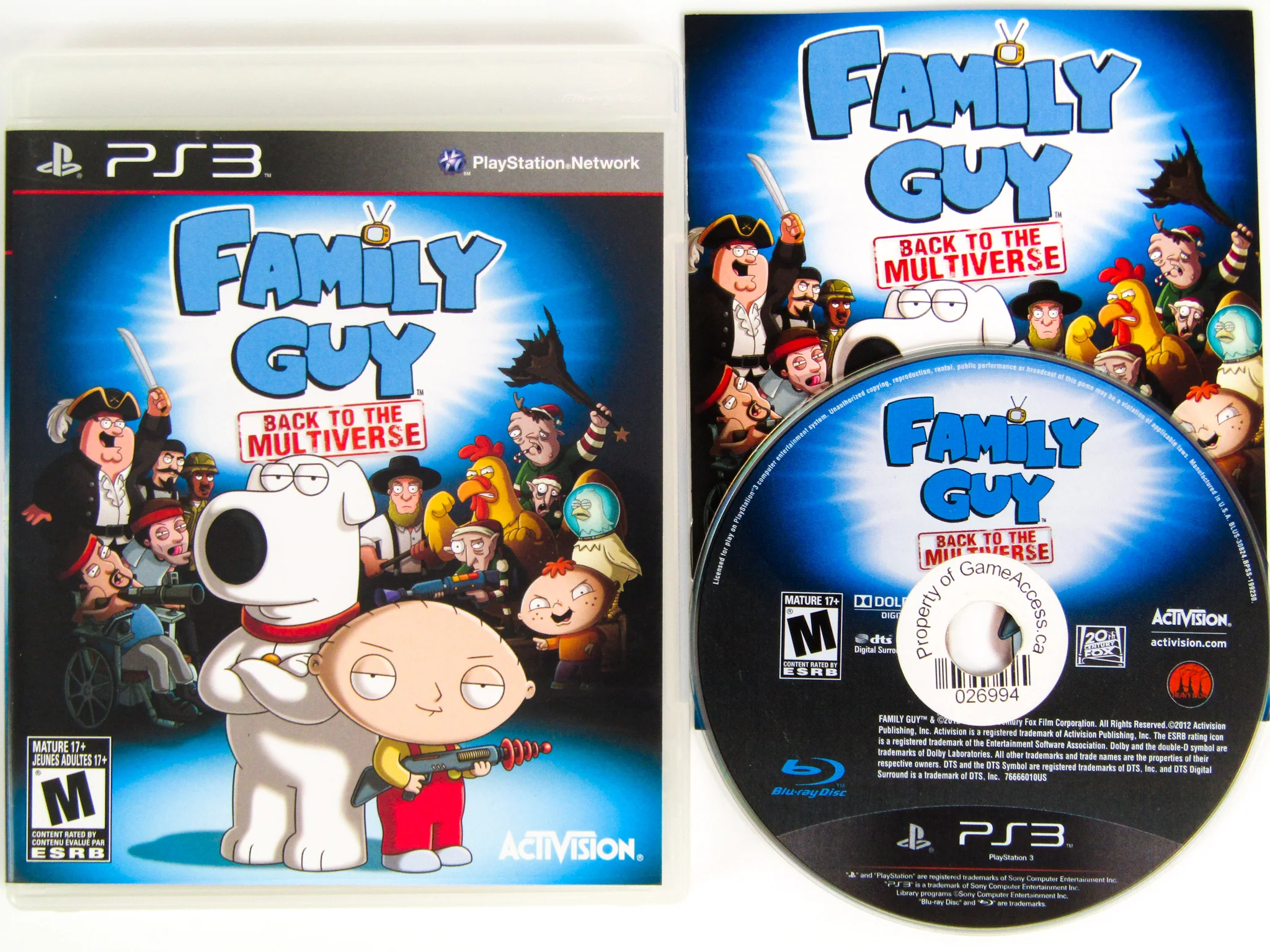 Family Guy: Back To The Multiverse (PlayStation 3 / PS3) - Image 2