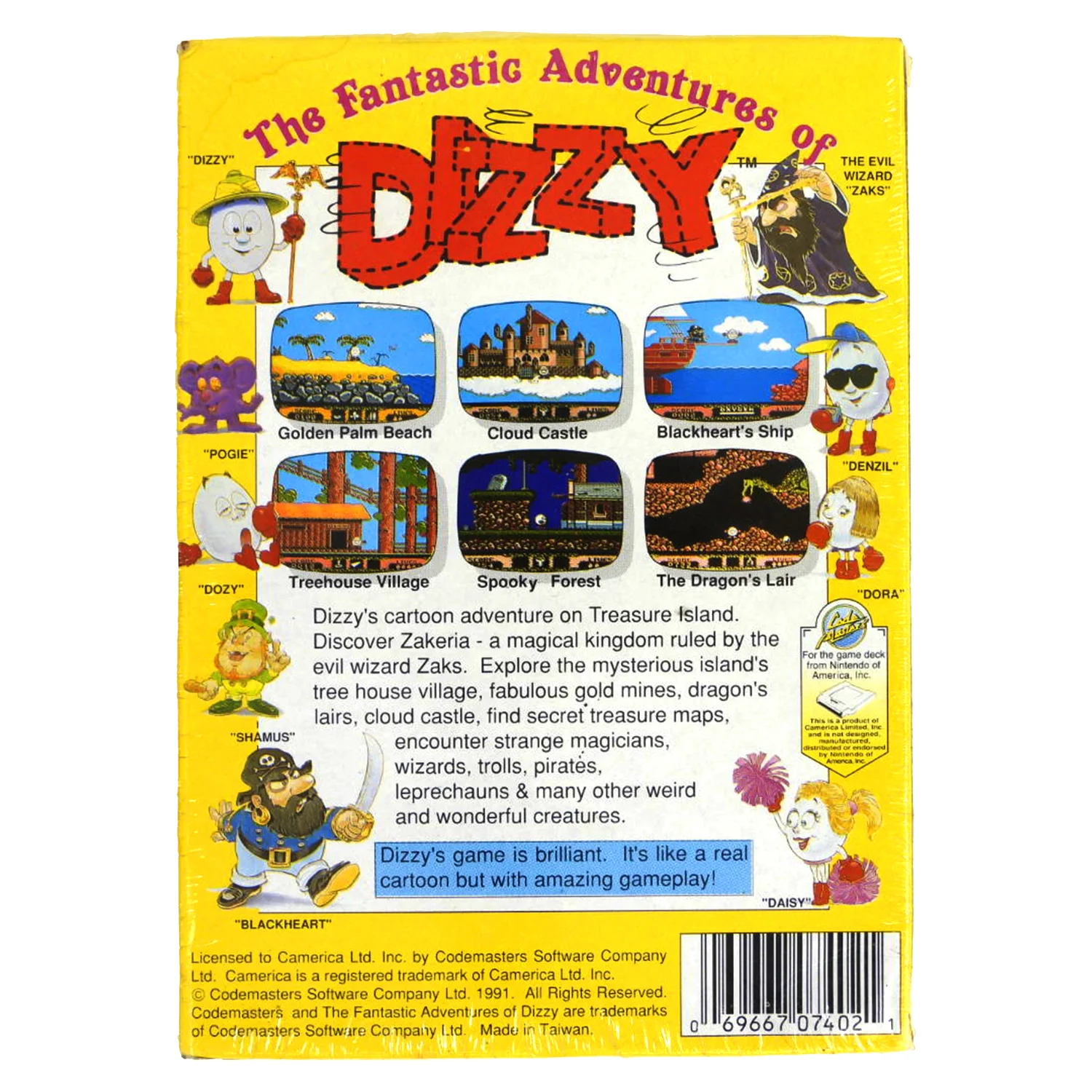 Fantastic Adventures of Dizzy (Nintendo / NES) - Image 2