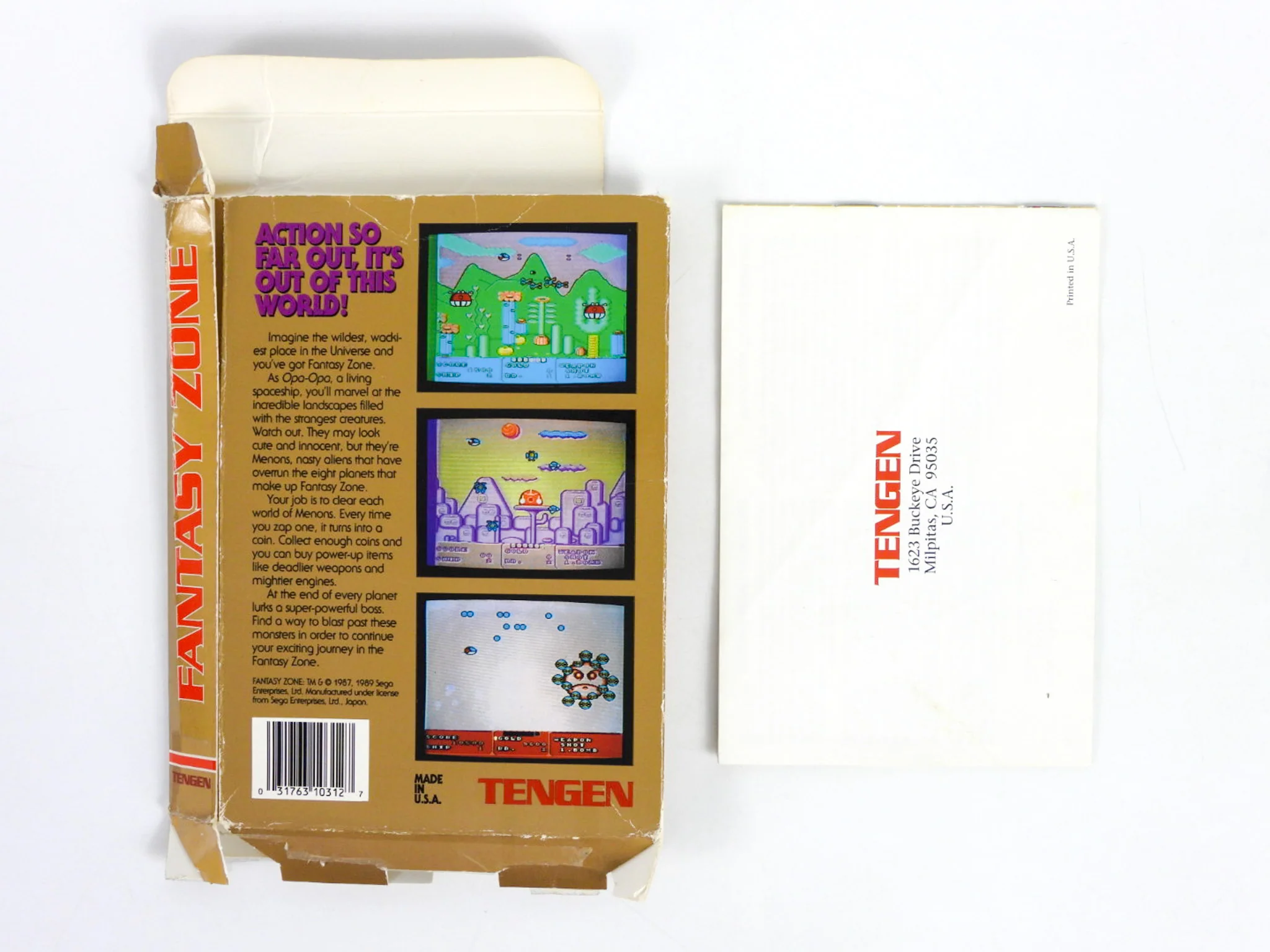 Fantasy Zone [Box] (Nintendo / NES) - Image 2