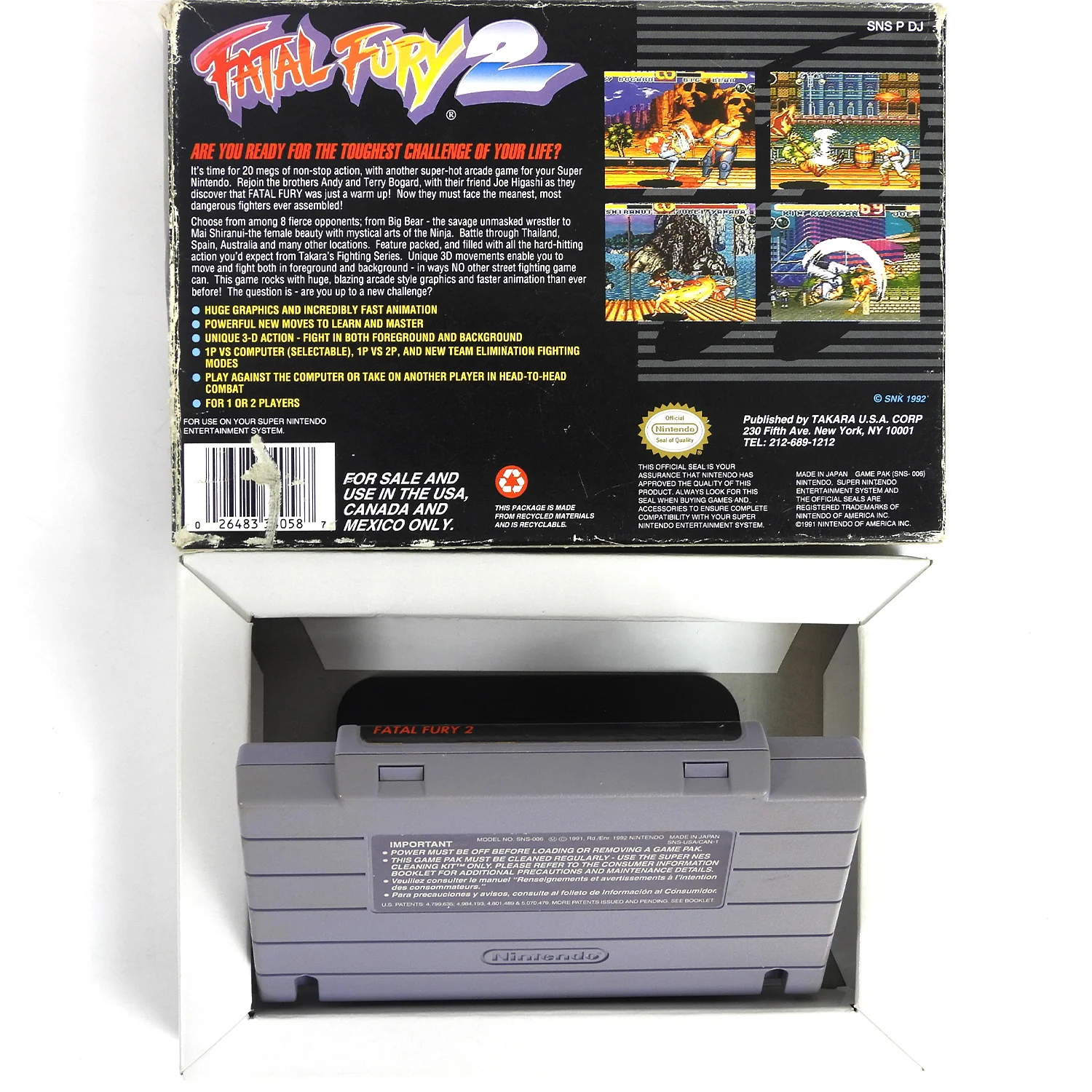 Fatal Fury 2 (Super Nintendo / SNES) - Image 2