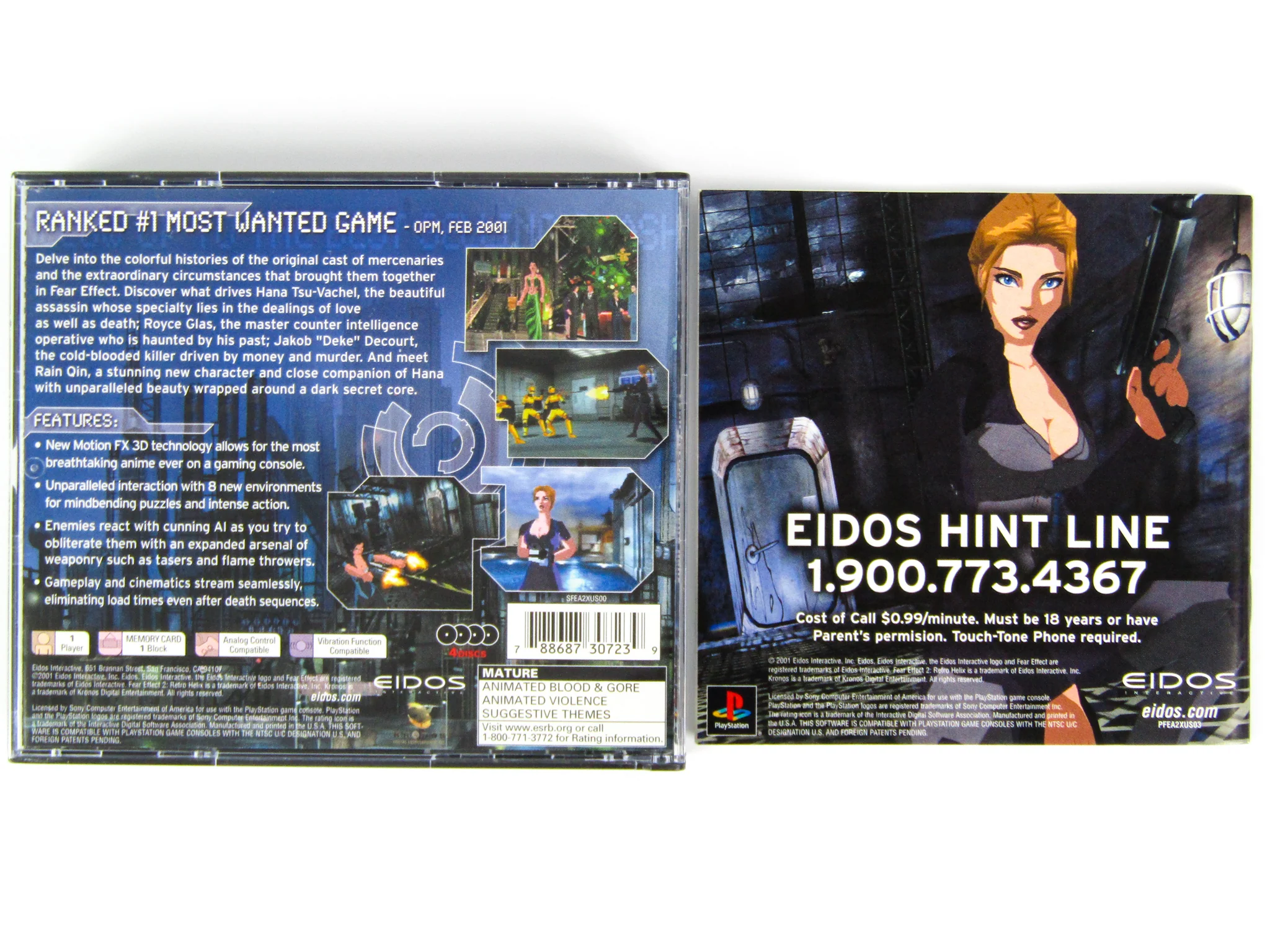 Fear Effect 2 Retro Helix (PlayStation / PS1) - Image 6