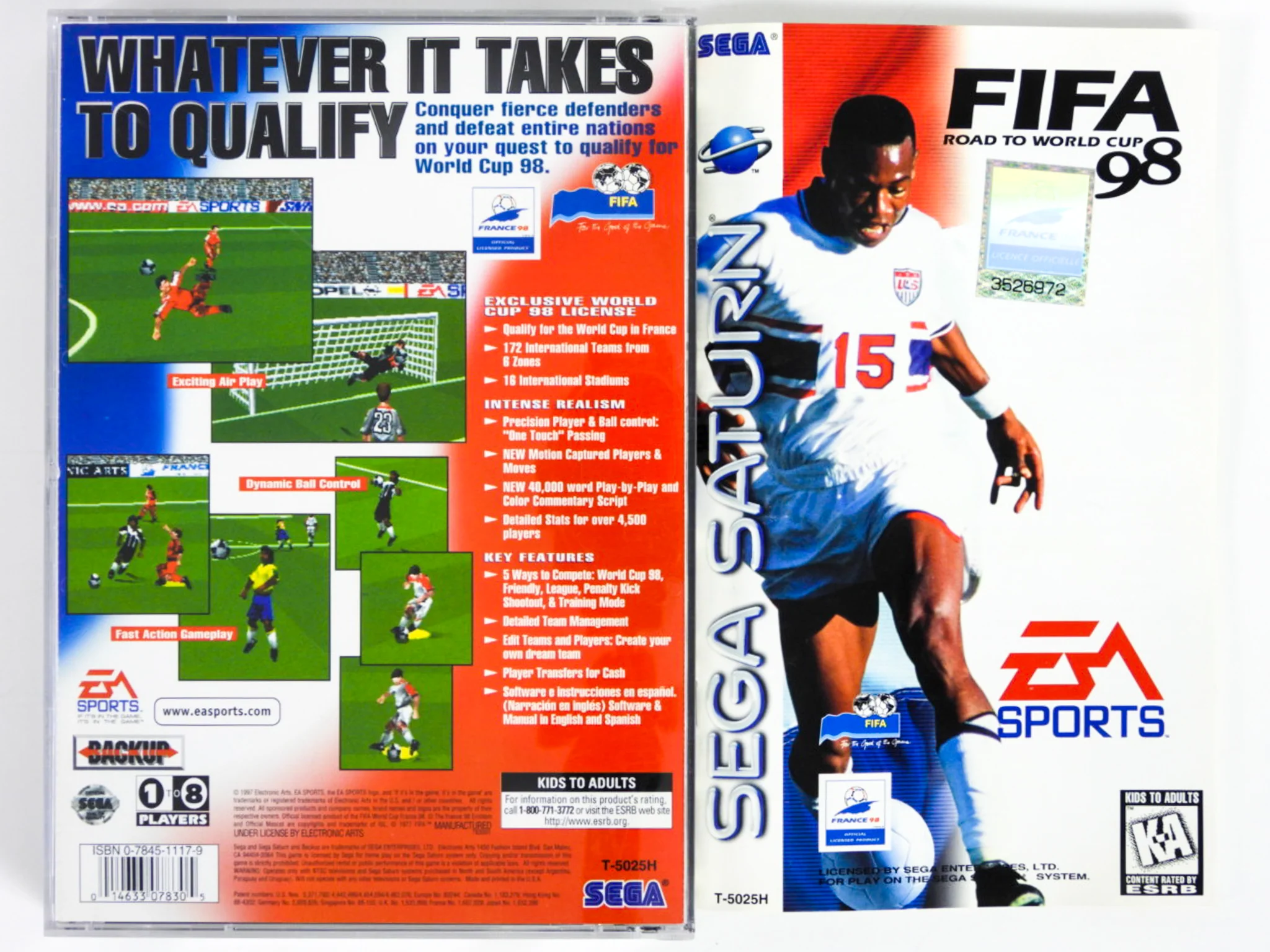 FIFA Road to World Cup 98 (Sega Saturn) - Image 2