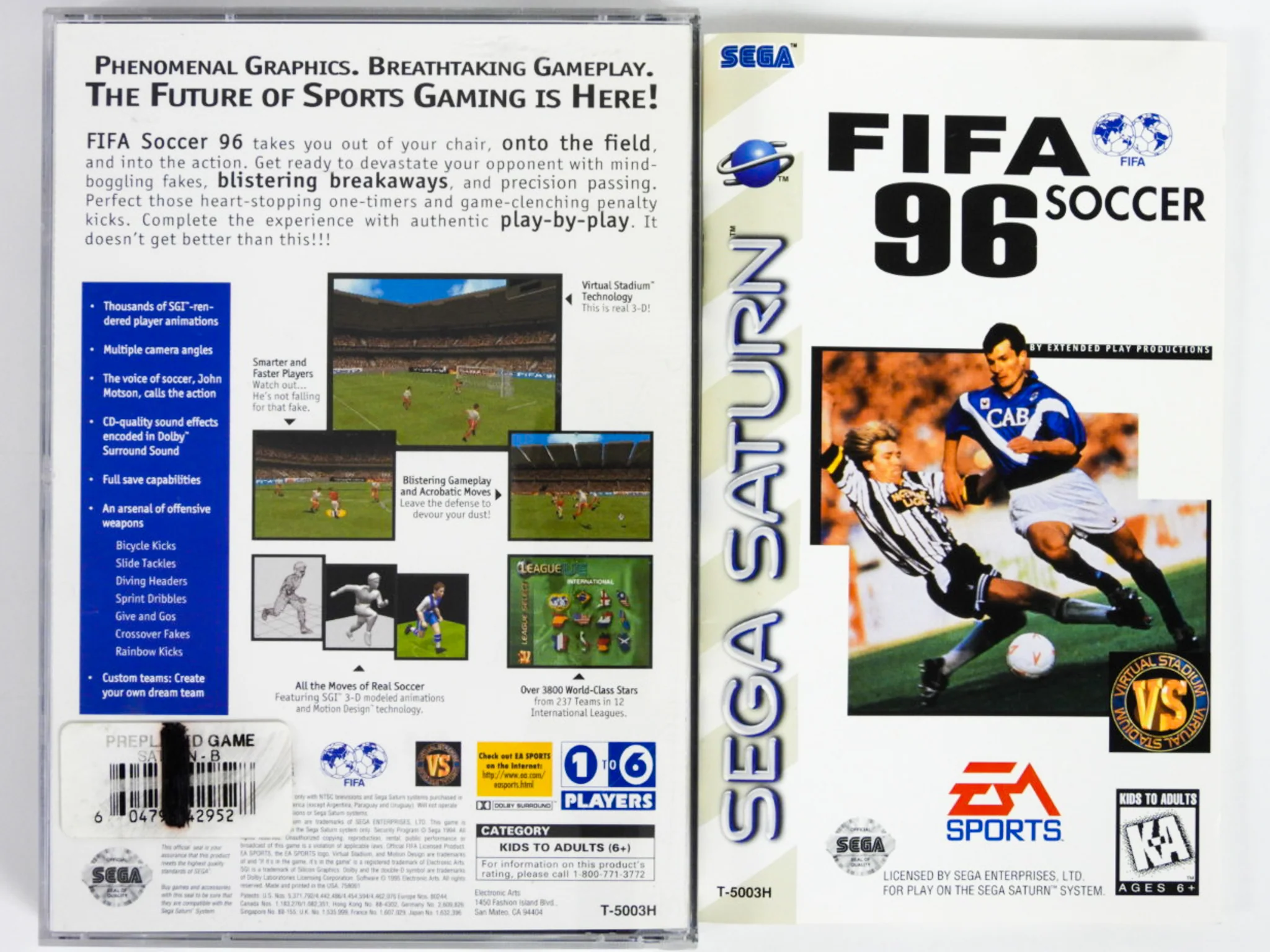 FIFA Soccer 96 (Sega Saturn) - Image 2