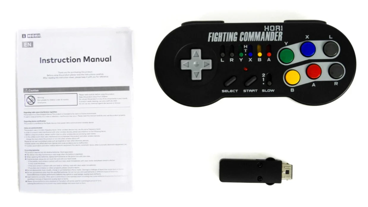 Wireless Fighting Commander Super Nintendo Classic Edition [Hori] (Super Nintendo / SNES) - Image 3