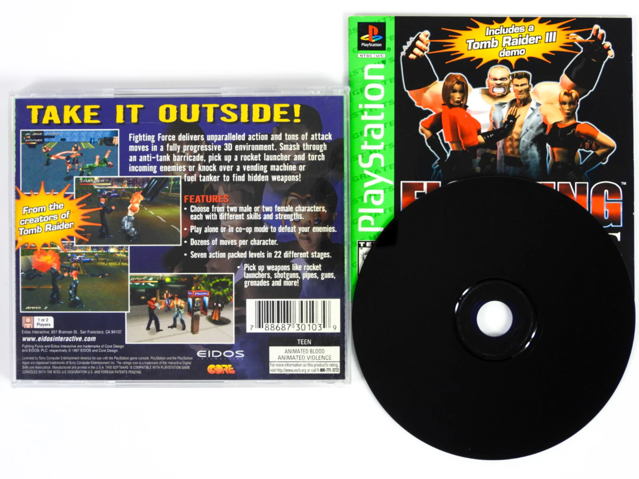 Fighting Force [Greatest Hits] (PlayStation / PS1)