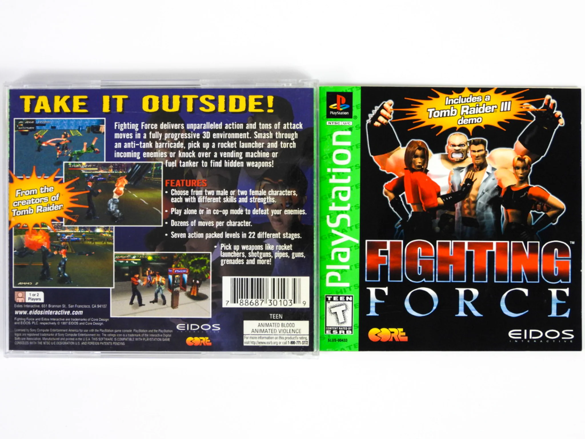 Fighting Force [Greatest Hits] (PlayStation / PS1) - Image 2