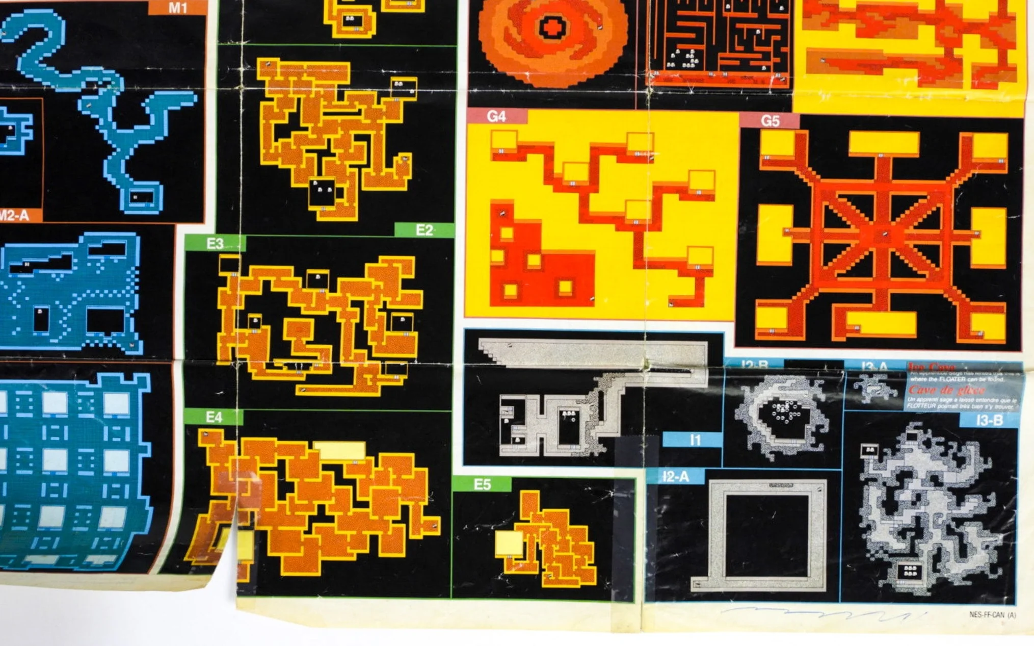 Final Fantasy Dungeon [Map] (Nintendo / NES) - Image 6