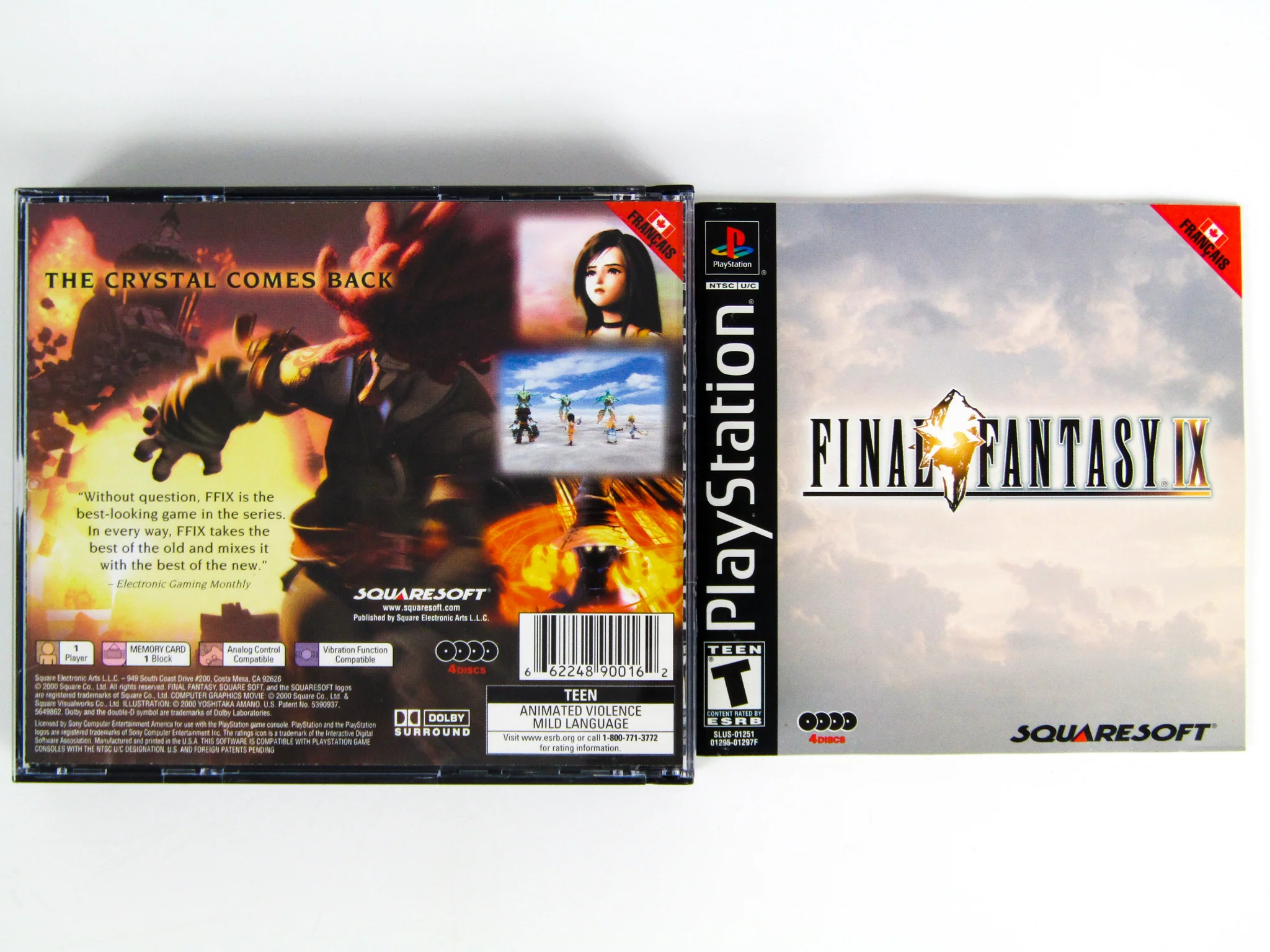 Final Fantasy IX 9 [French Version] [CAN Version] (PlayStation / PS1) - Image 5