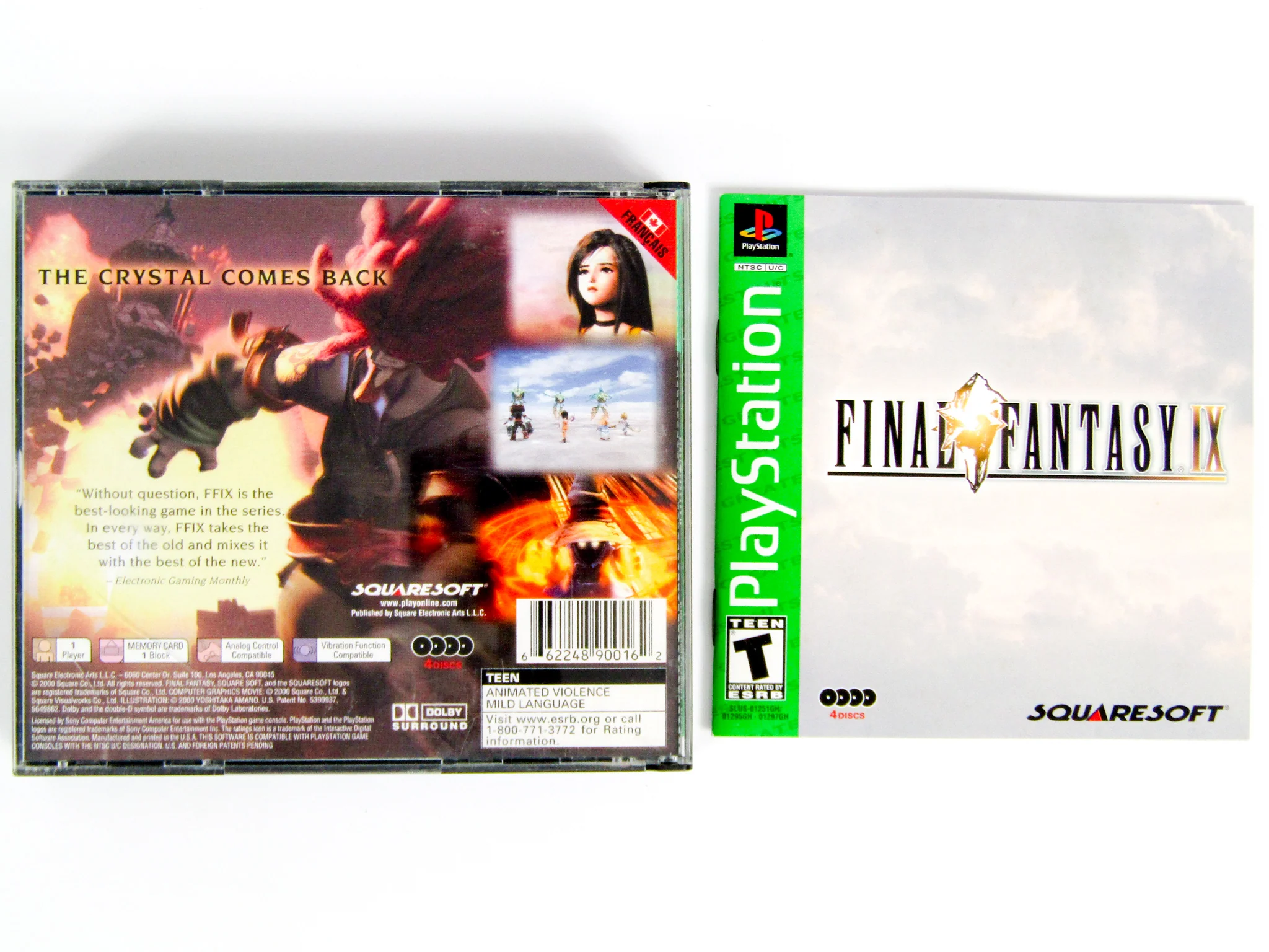 Final Fantasy IX 9 [Greatest Hits] [French Version] [CAN Version] (PlayStation / PS1) - Image 2