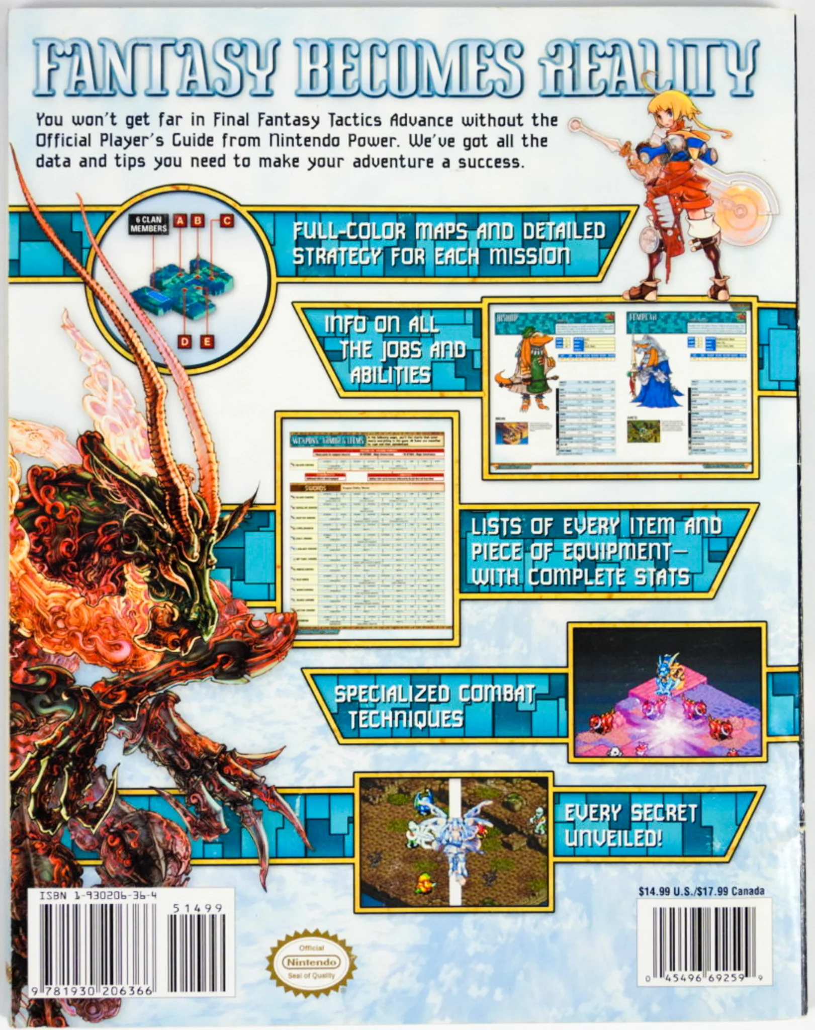 Final Fantasy Tactics Advance Player's Guide [Nintendo Power] (Game Guide) - Image 2