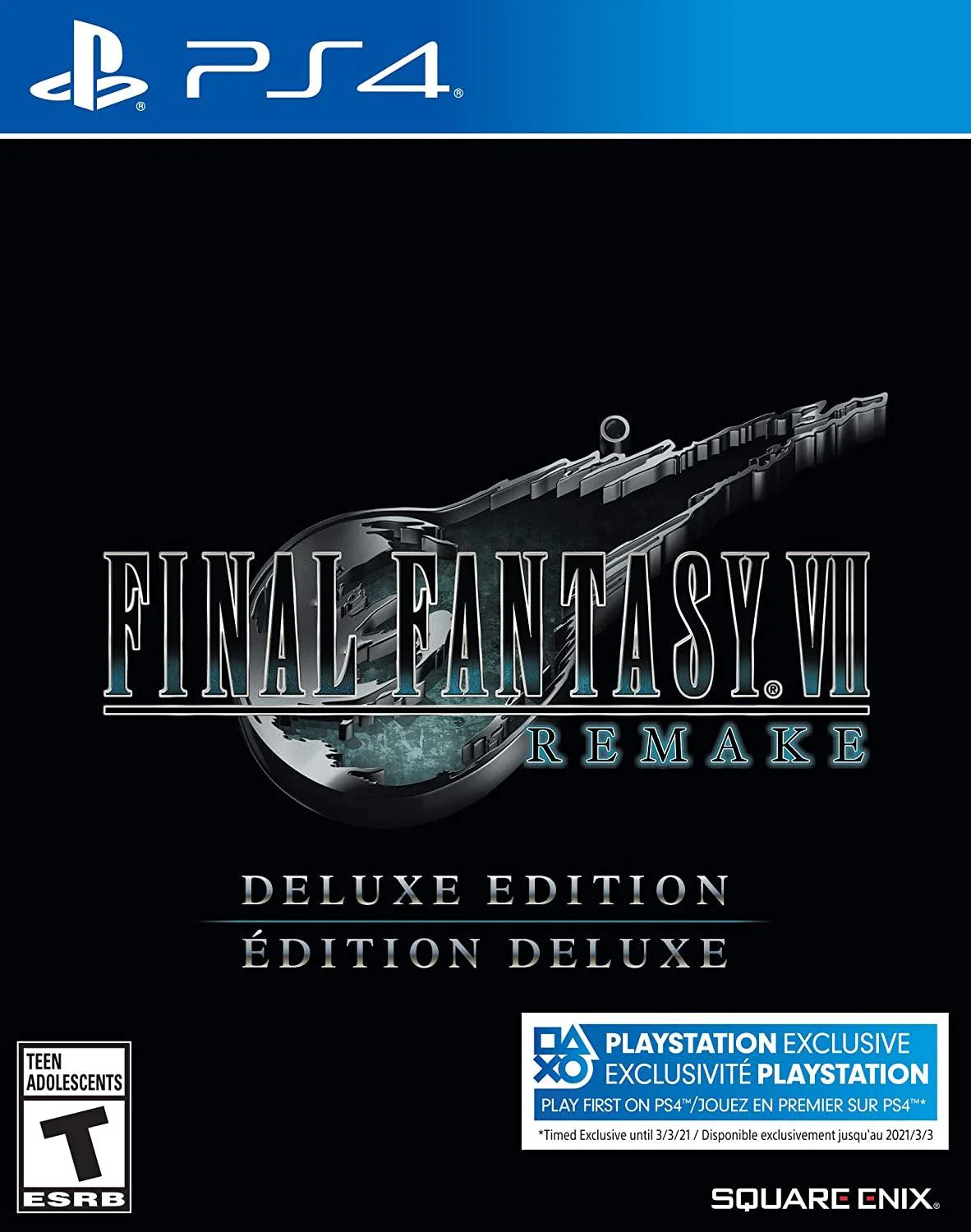 Final Fantasy VII 7 Remake [Deluxe Edition] (PlayStation 4 / PS4)