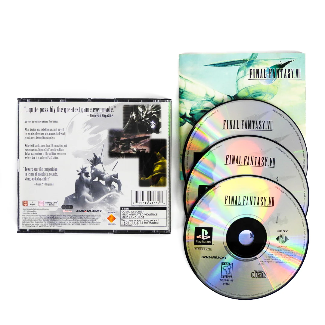 Final Fantasy VII [Misprint] [Greatest Hits] (PlayStation / PS1) - Image 4